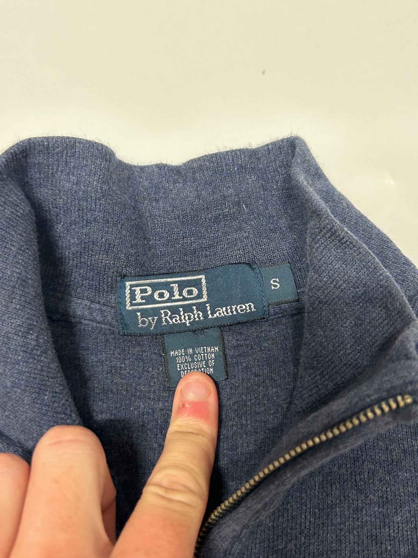 Vintage Ralph Lauren quarter zip sweatshirt (S)