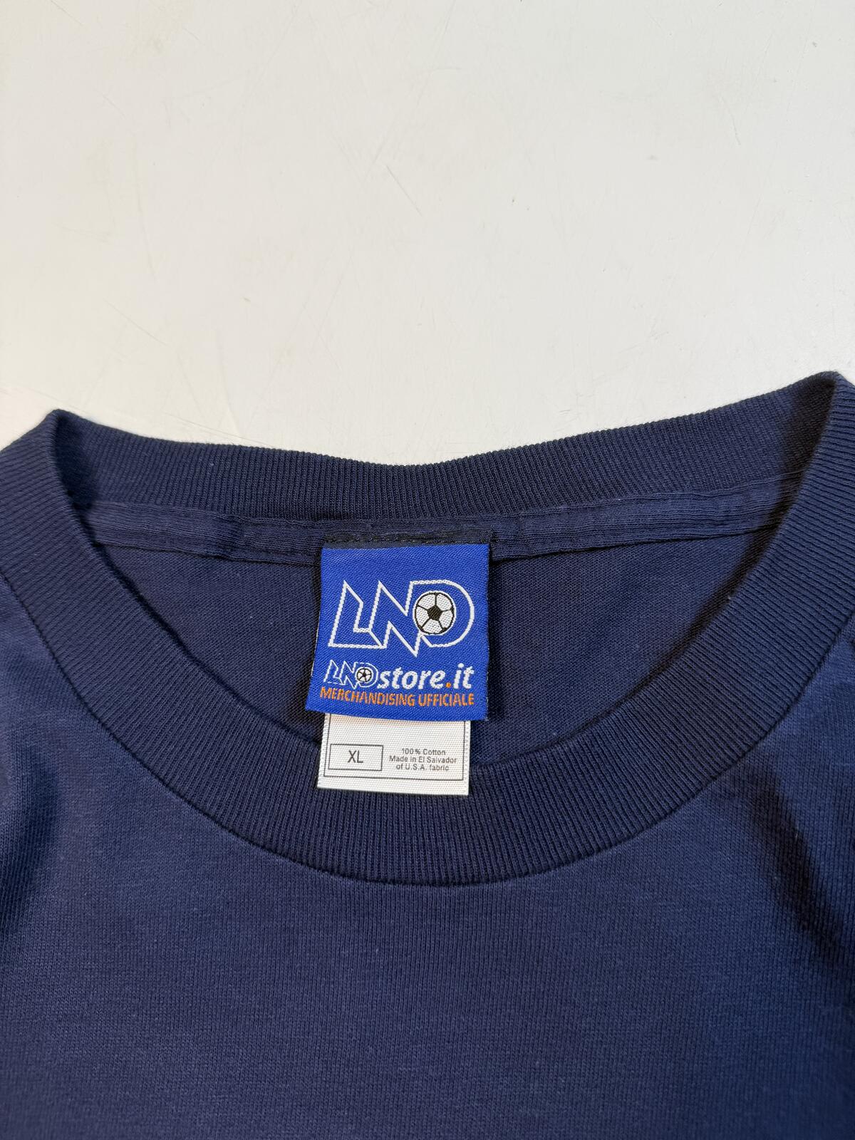 Vintage Italy football graphic tee (XL)