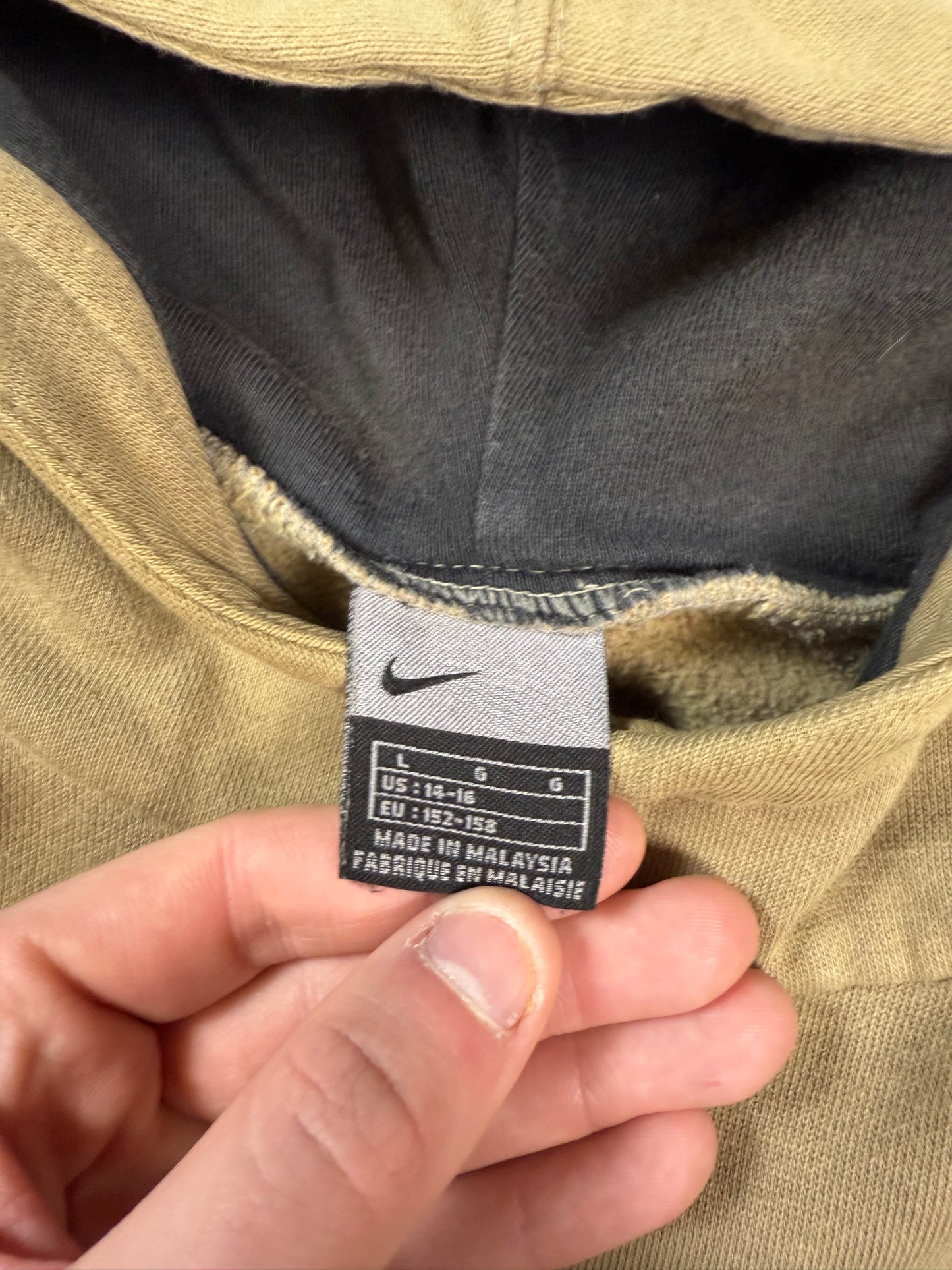 Vintage Nike spell out hoodie (S)