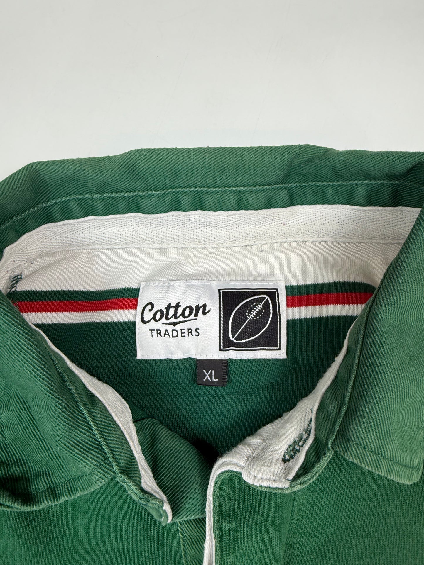 Vintage Leicester Tigers 2007/08 Cotton Traders Healey rugby union shirt (XL)