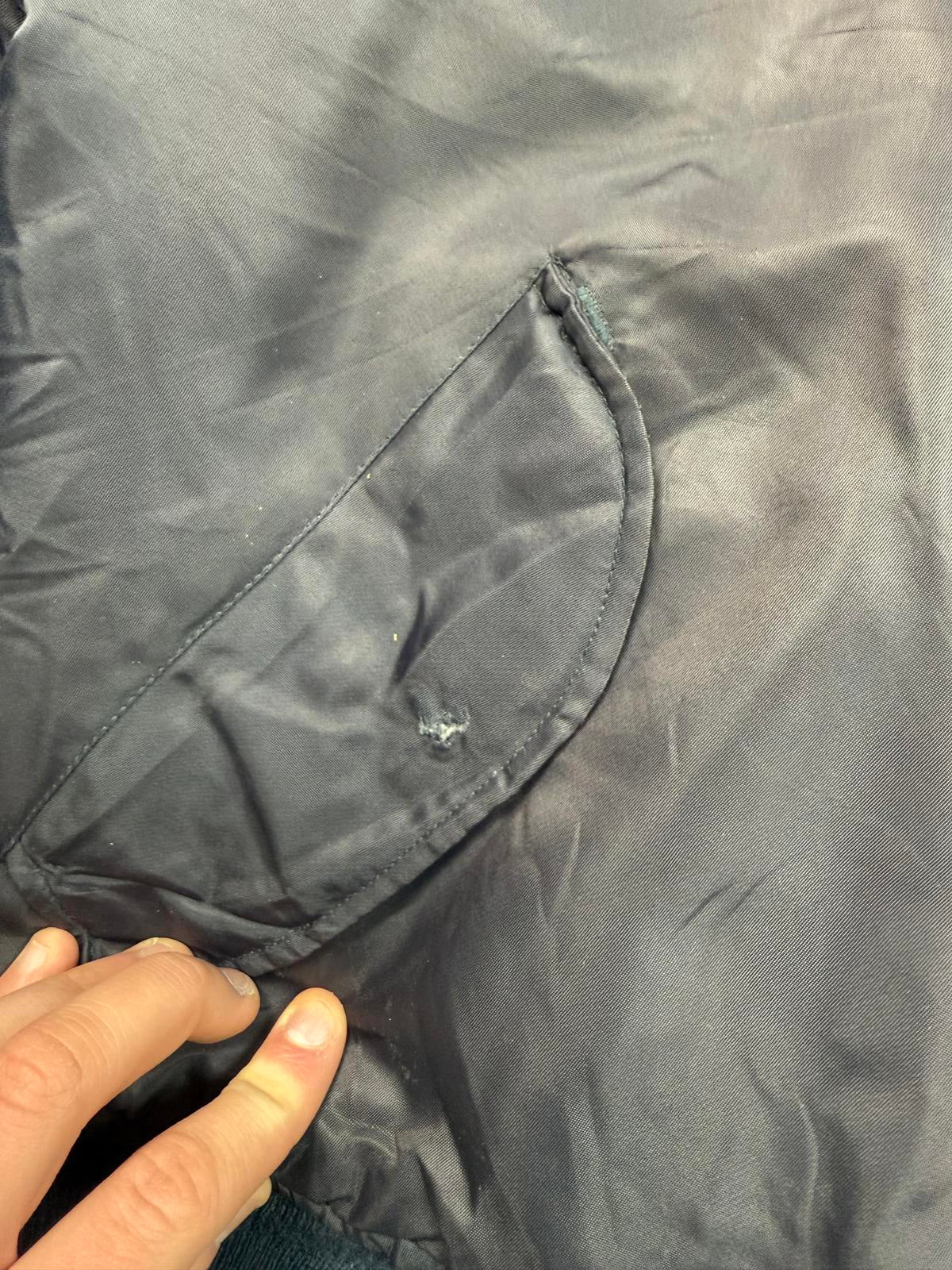 Vintage MA-1 flight bomber jacket (L)