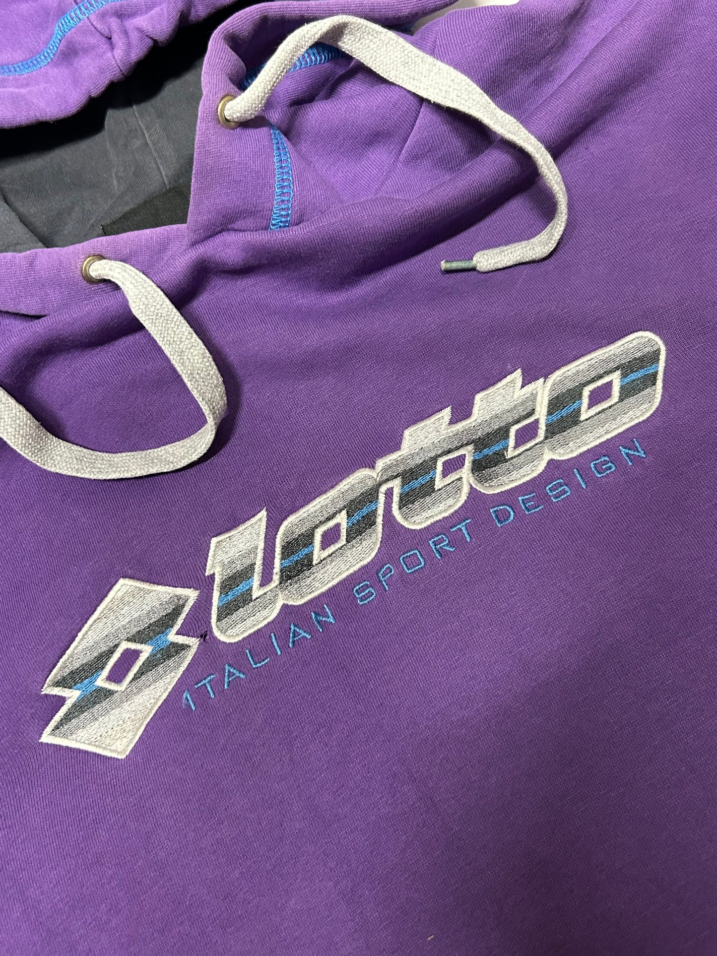 Vintage Lotto spell out hoodie (XL)