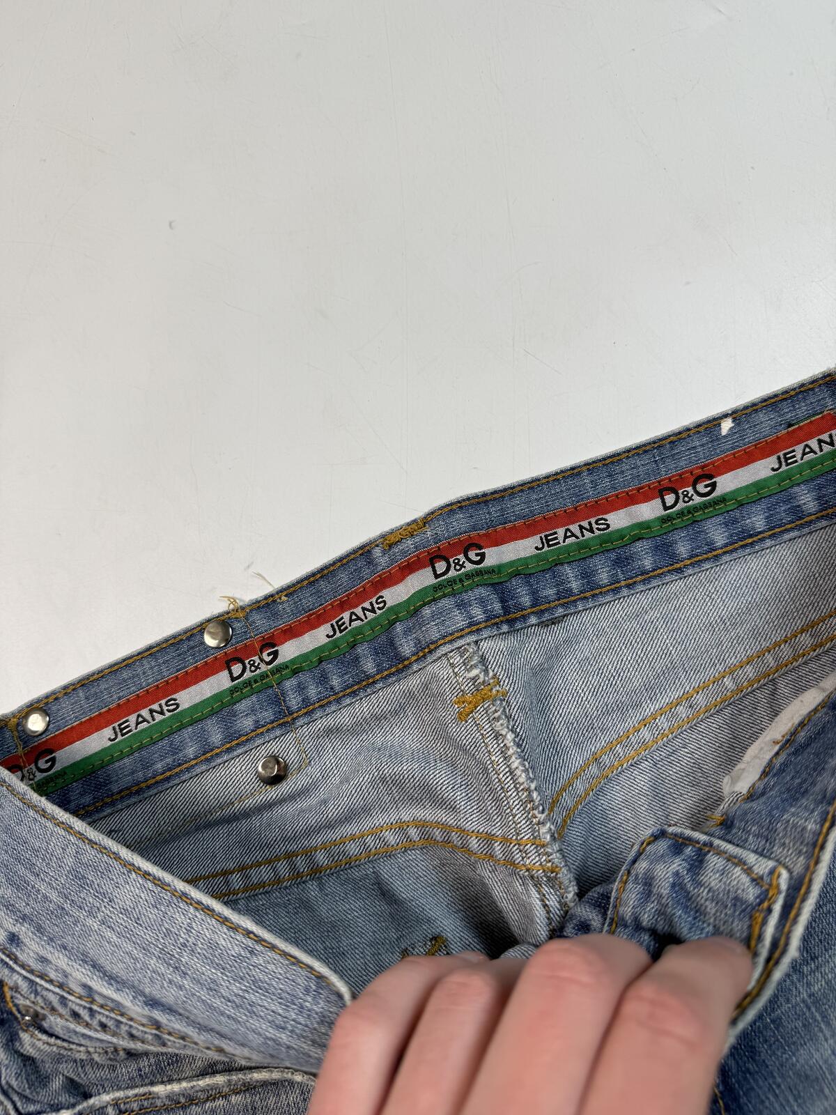 Vintage Y2K Dolce & Gabbana denim jean jorts shorts (W34)