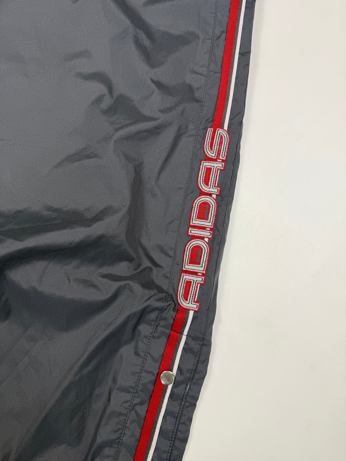 Vintage Adidas spell out baggy track pants (XL)