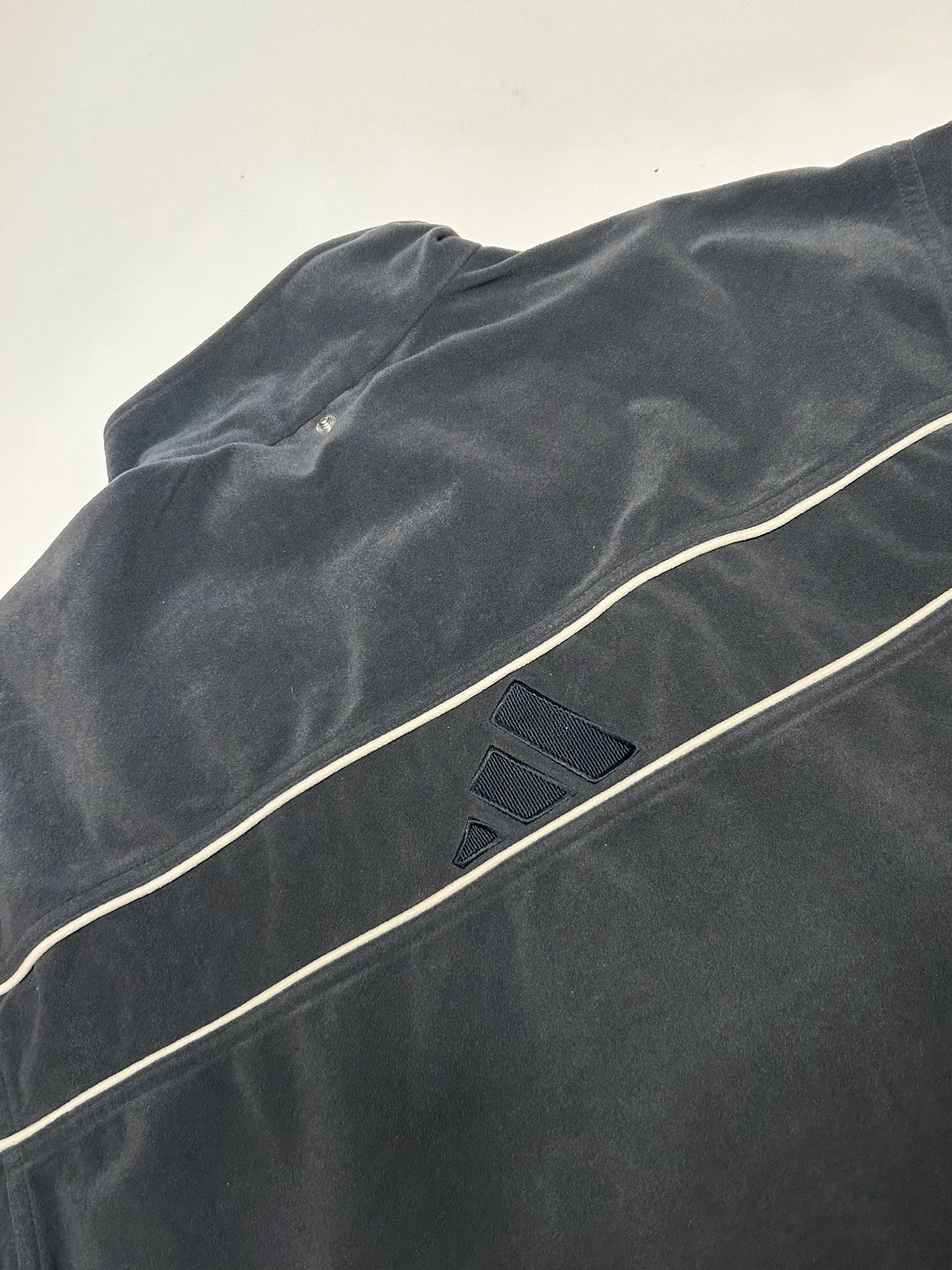 Vintage Adidas velour track jacket (L)