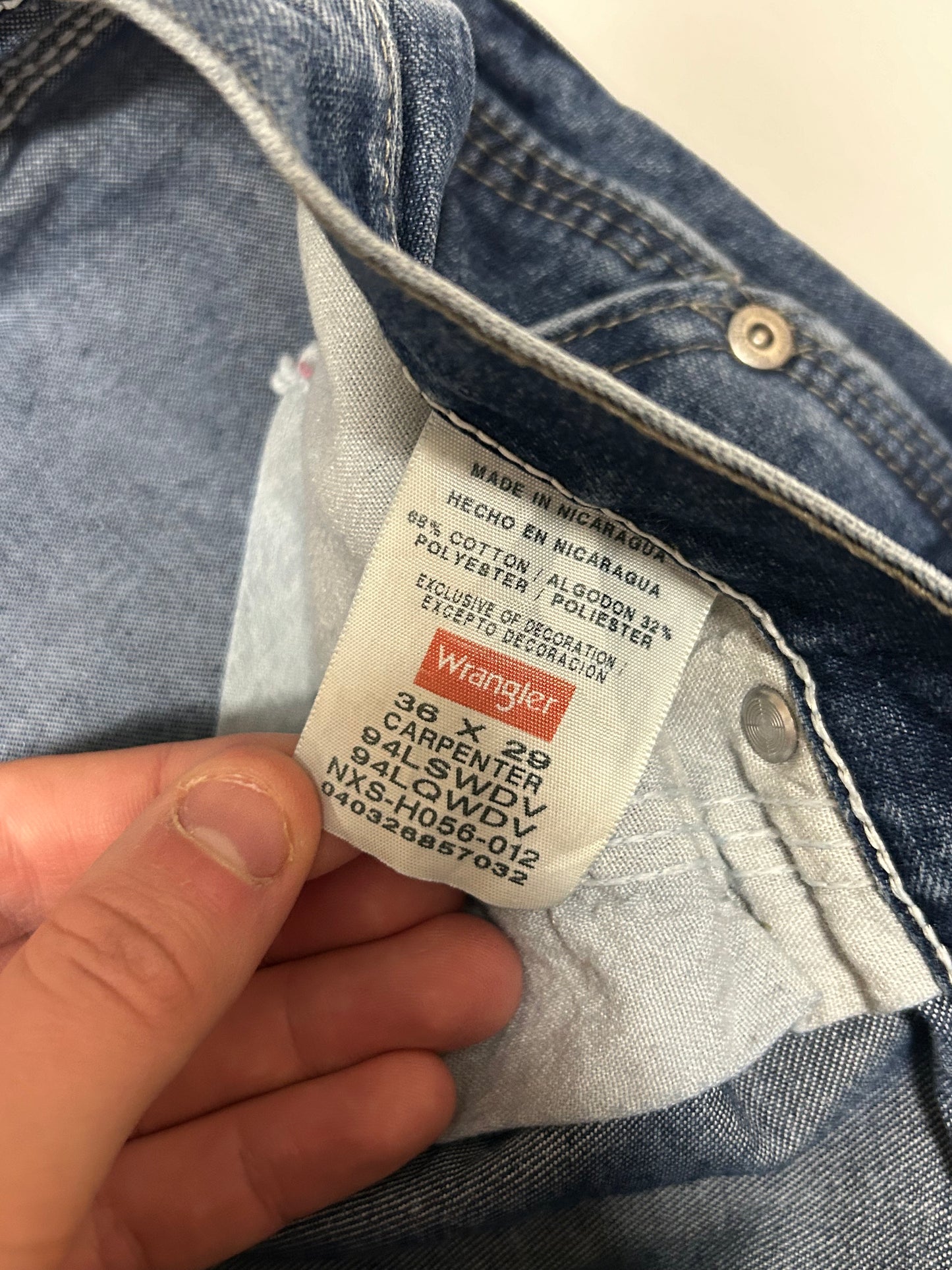 Wrangler baggy carpenter jeans (W36)