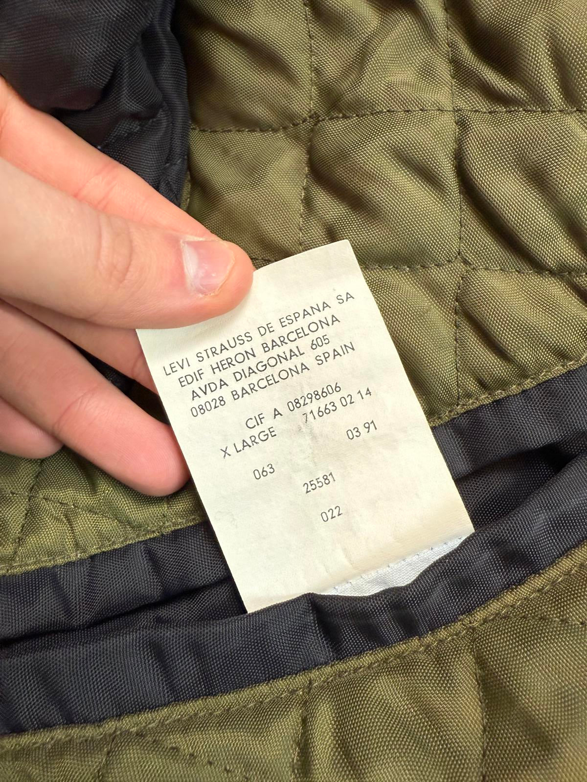 Vintage 90s Levi's reversible denim jacket (XL)