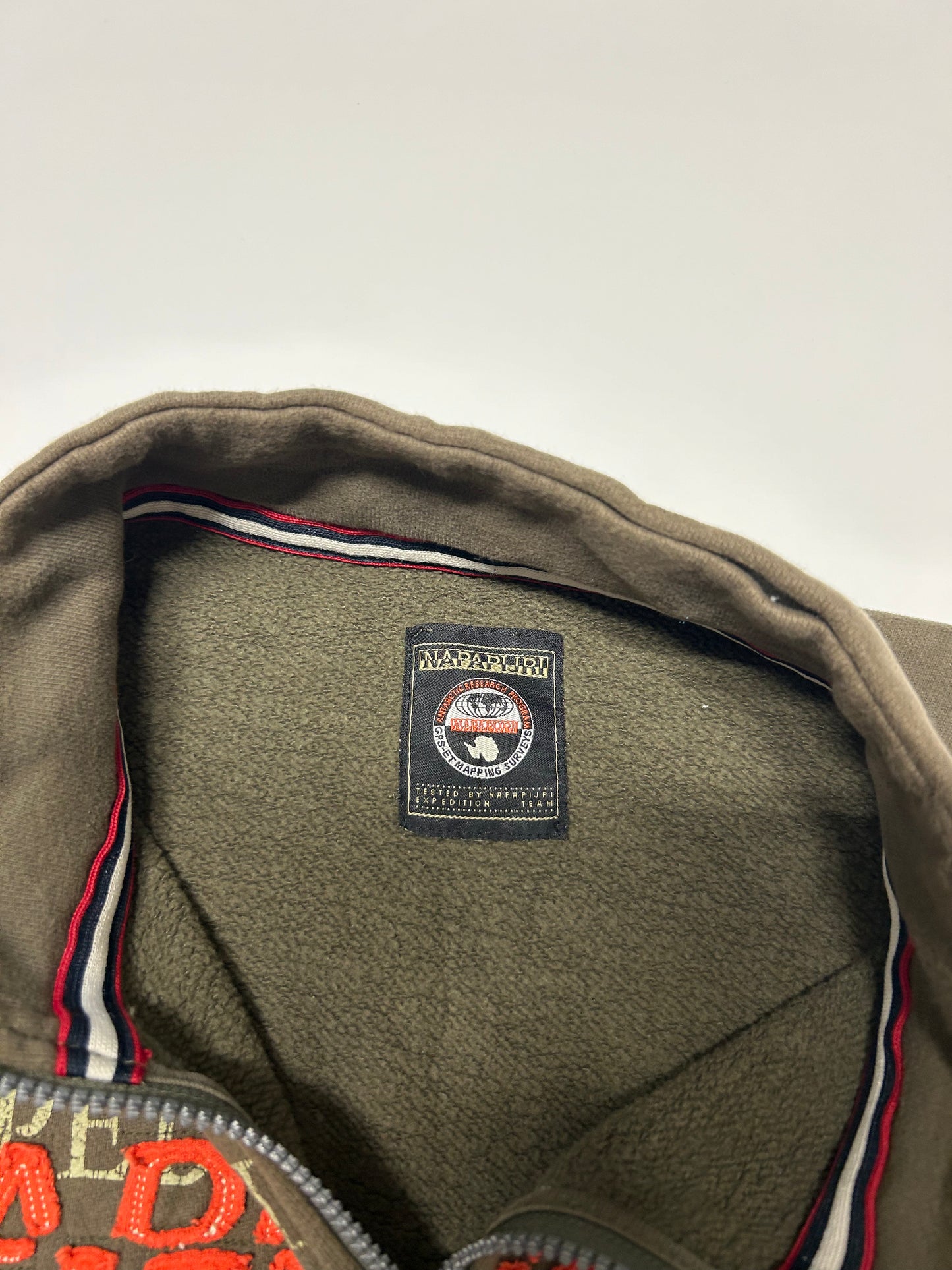 Vintage Napapijri full zip sweatshirt (XL)