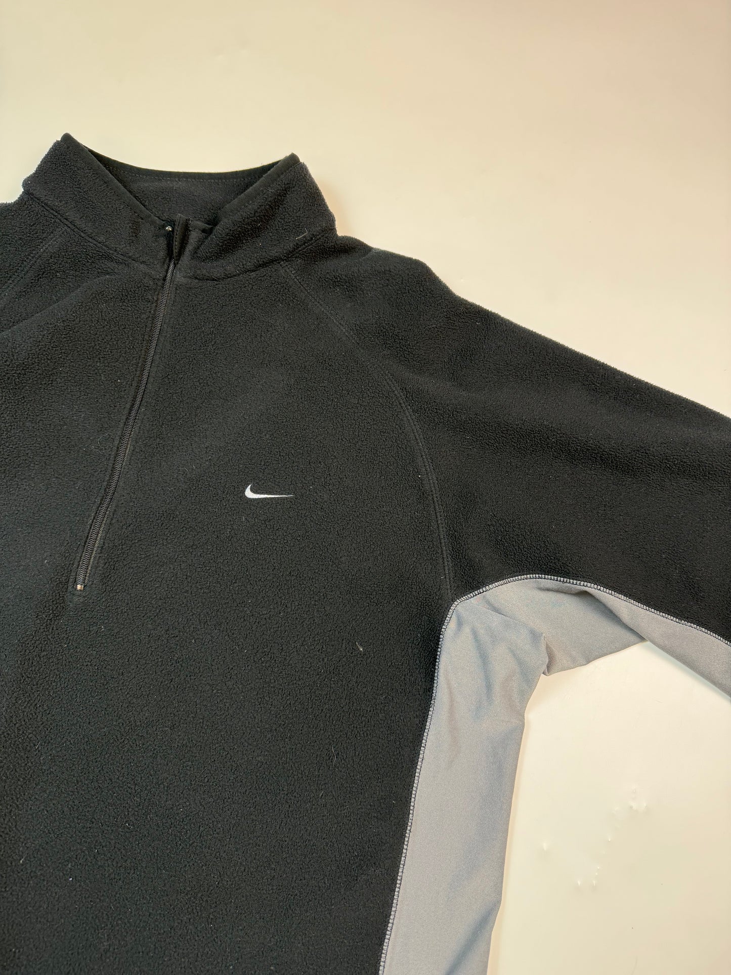Vintage Nike mini swoosh quarter zip fleece (XXL)