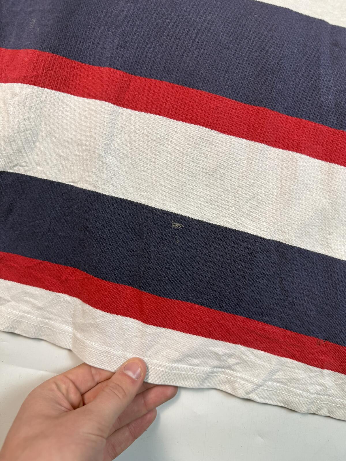 Vintage Polo Ralph Lauren striped rugby polo shirt (S)
