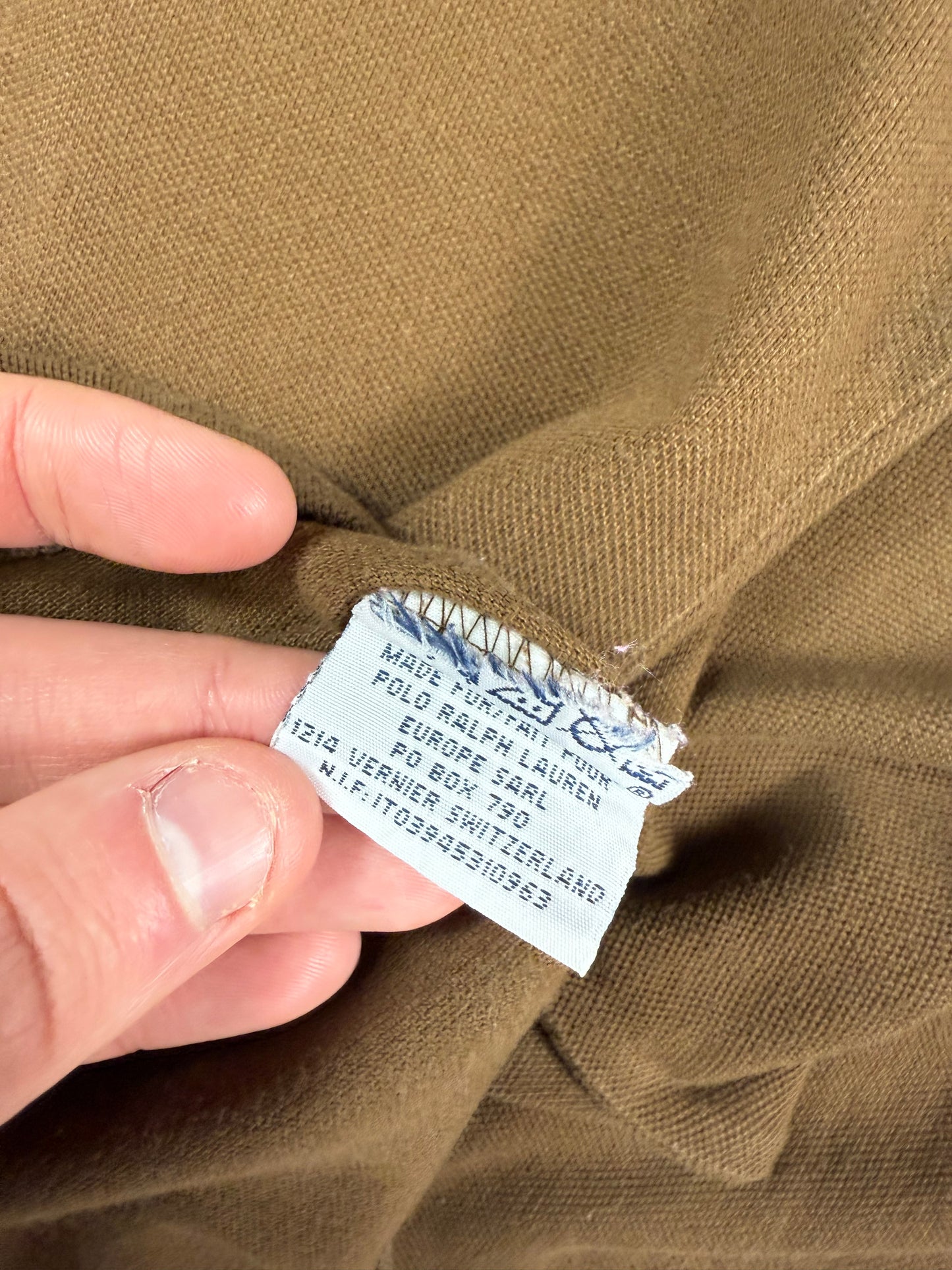 Vintage Polo Ralph Lauren l/s polo shirt (M)