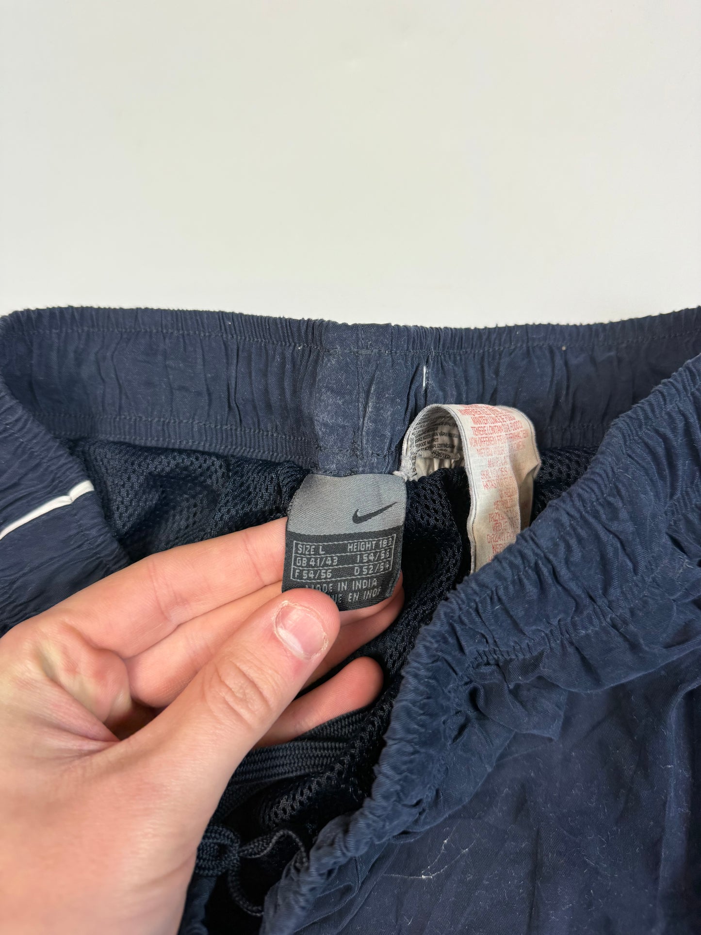 Vintage Nike mini swoosh baggy track pants (L)