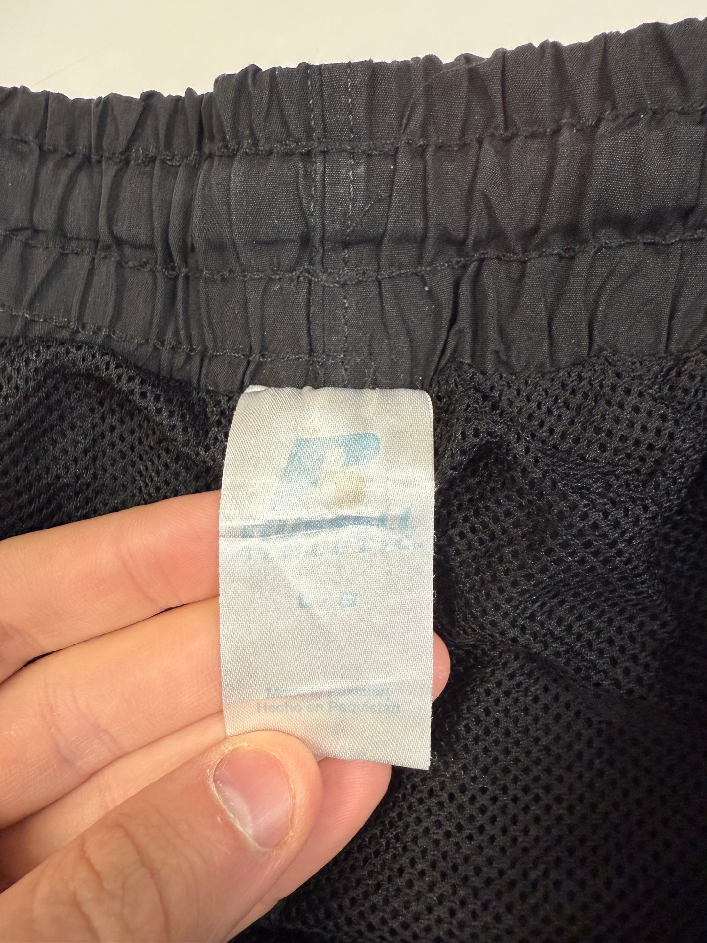 Vintage Russell athletic side stripe baggy track pants (L)