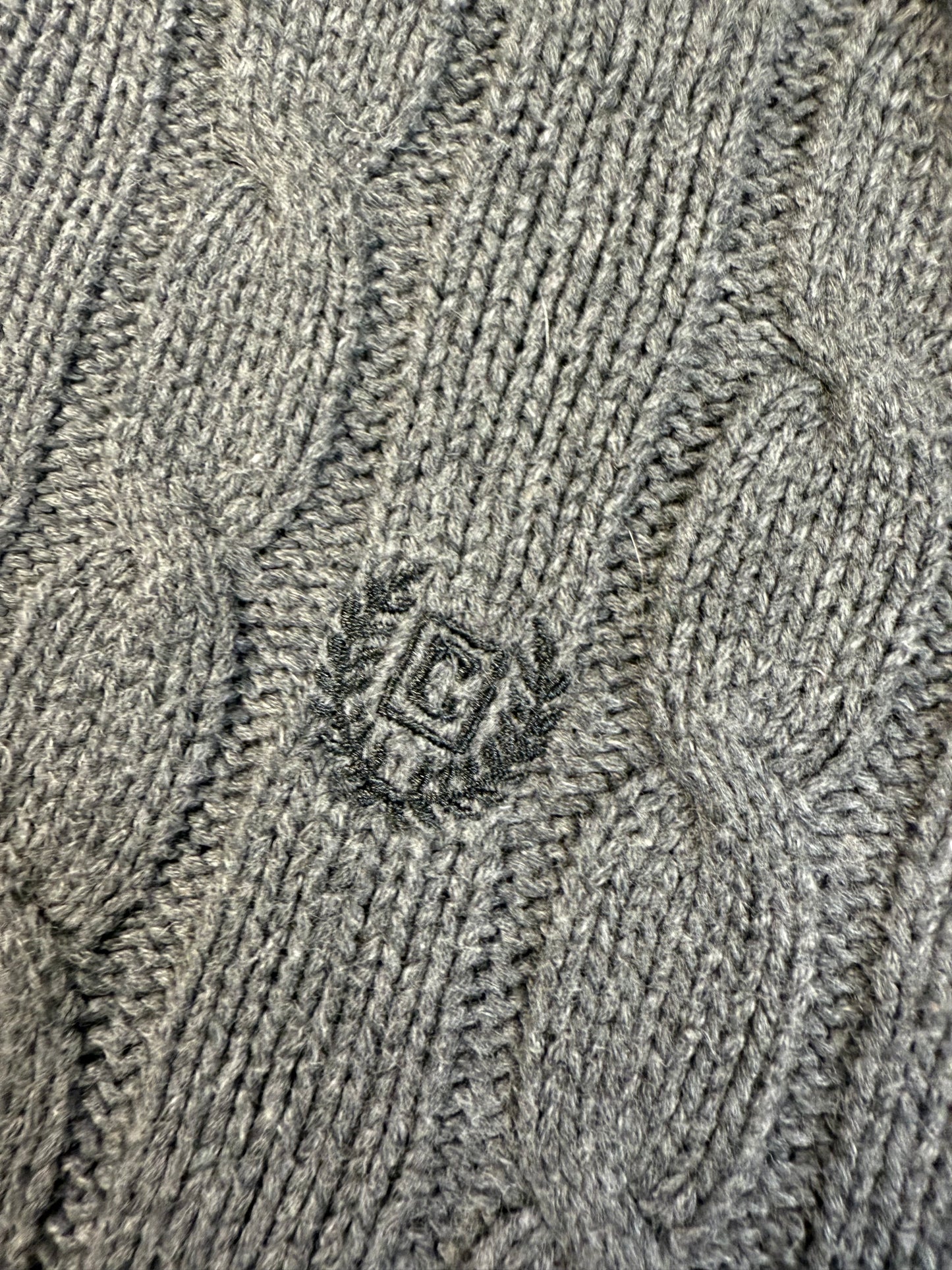 Chaps quarter zip ribbed knit sweater (XL)