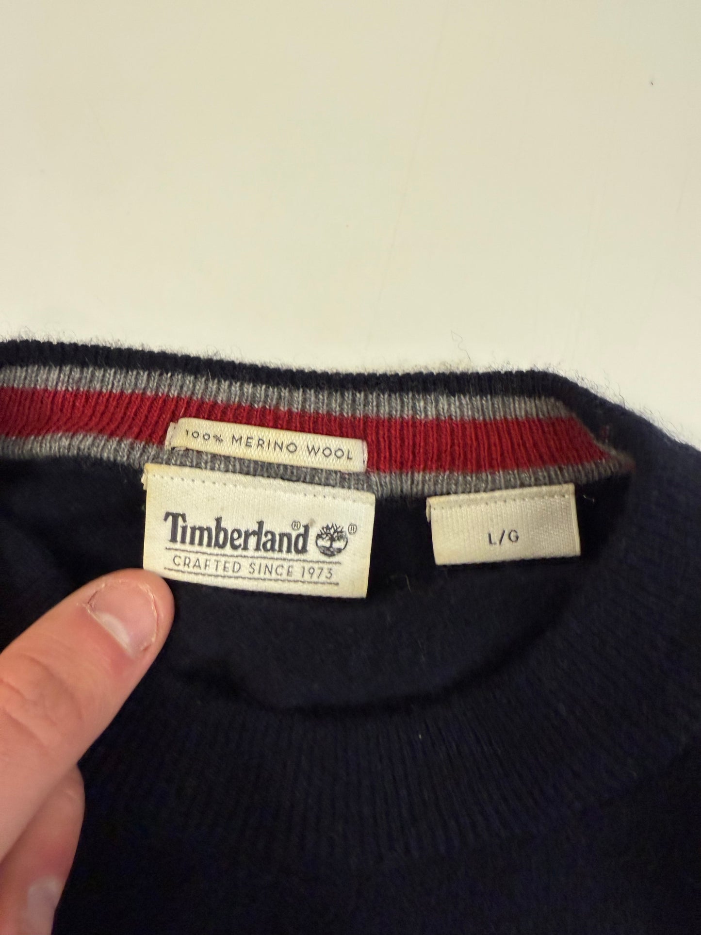 Timberland Merino wool knit sweater (L)