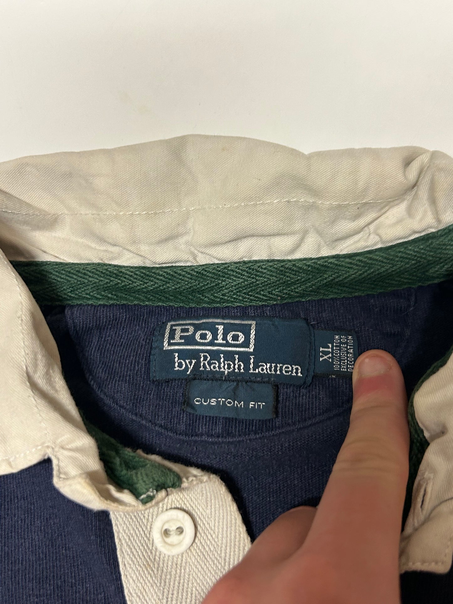 Vintage Polo Ralph Lauren rugby polo shirt (XL)