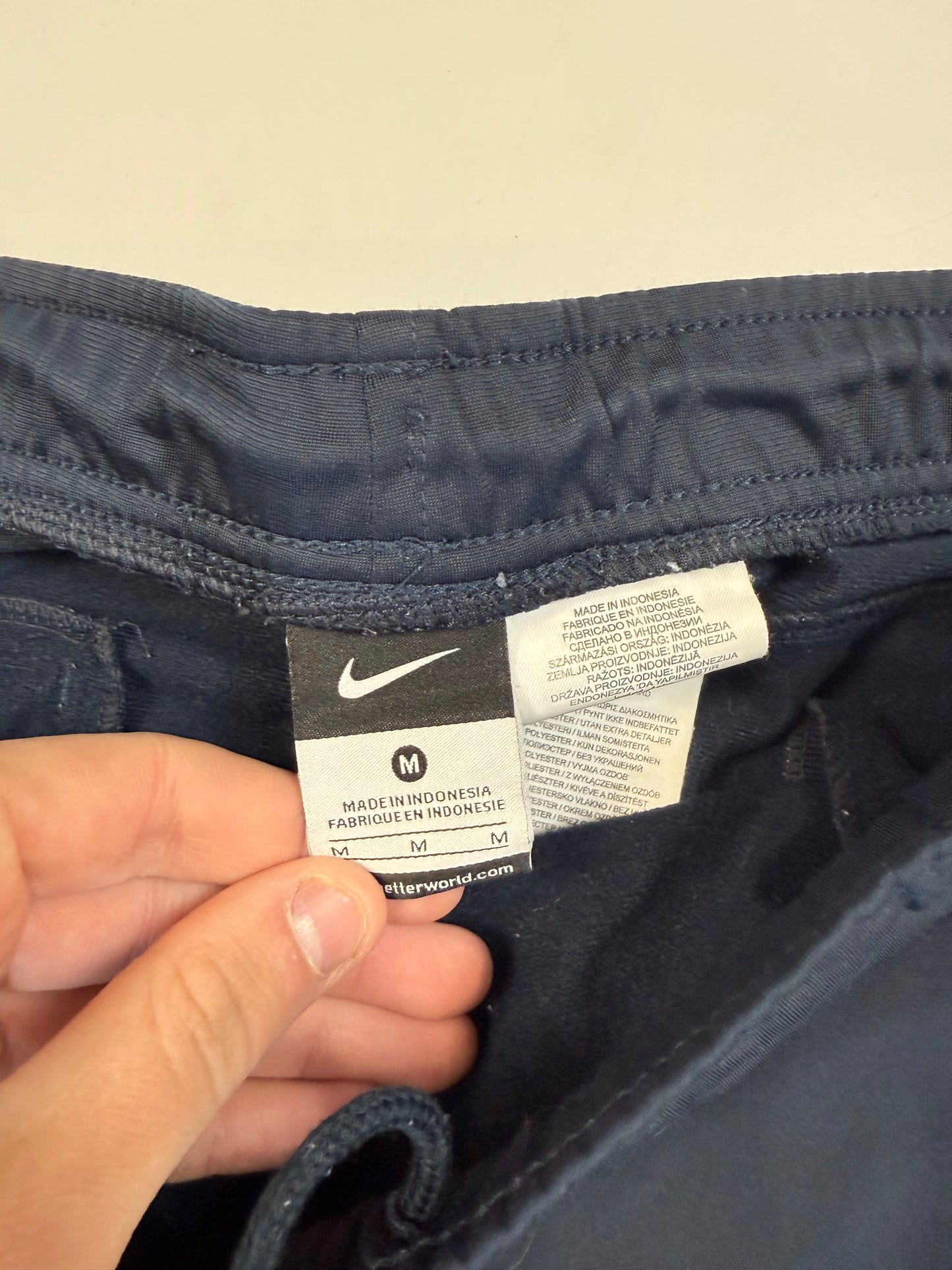 Vintage Nike mini swoosh baggy track pants (M)