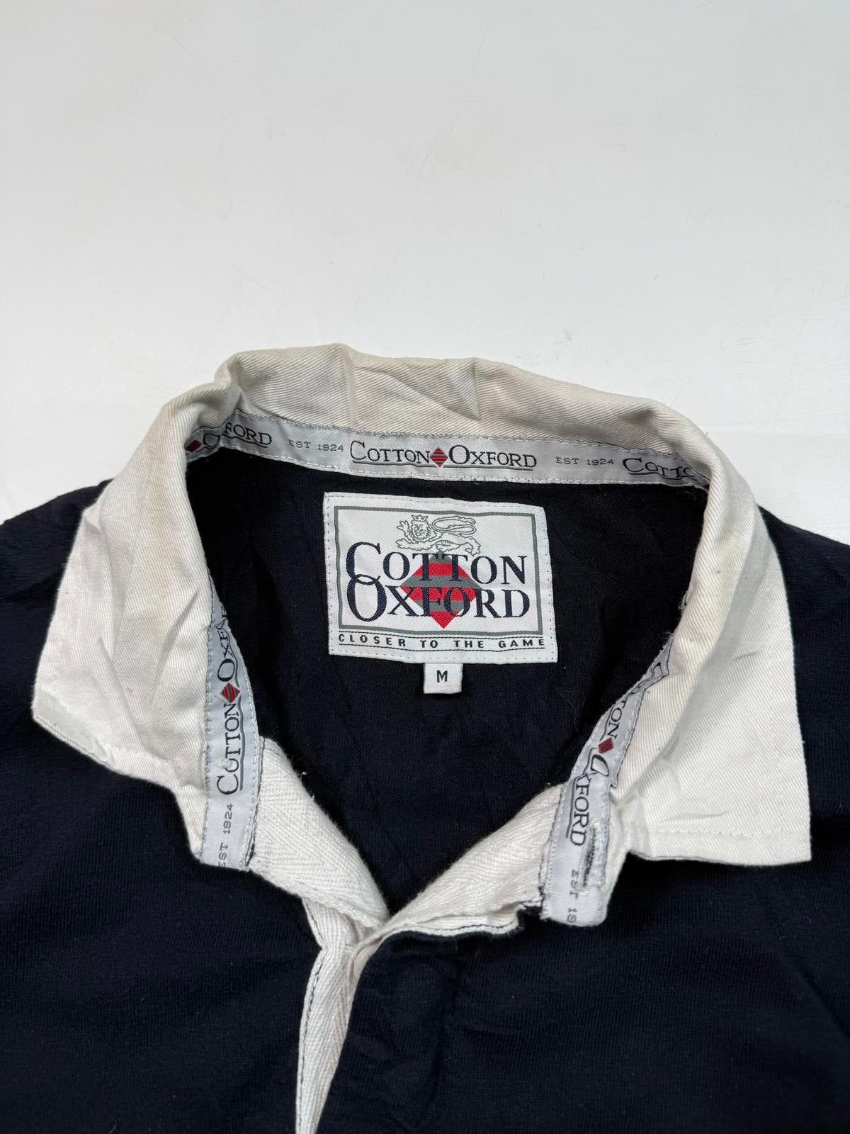 Vintage 90s Scotland Cotton Oxford rugby shirt (M)