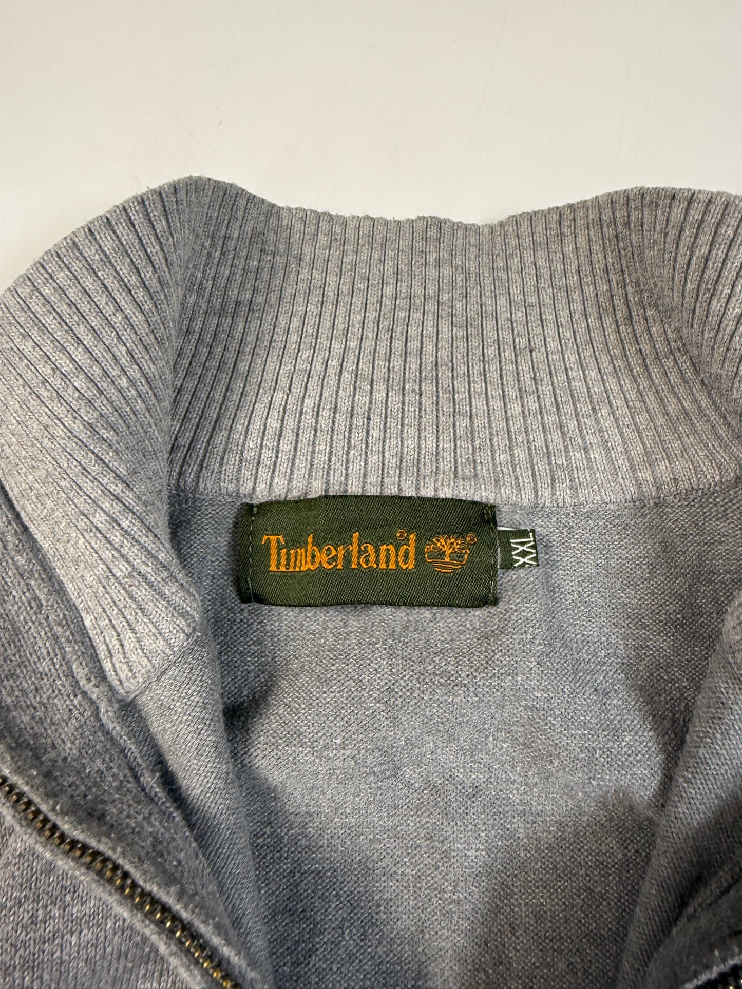 Vintage Timberland quarter zip knit sweater (L)