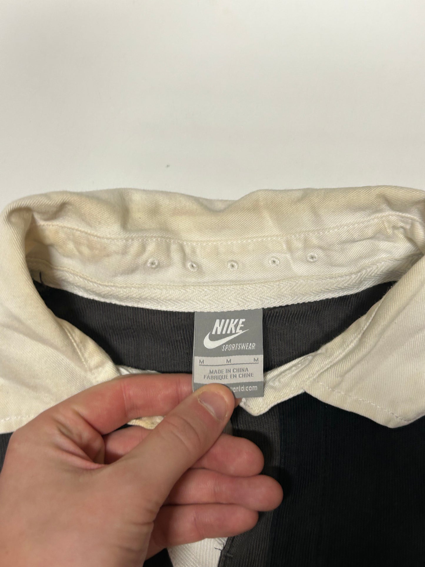 Brazil Nike 2011 long sleeve polo shirt (M)