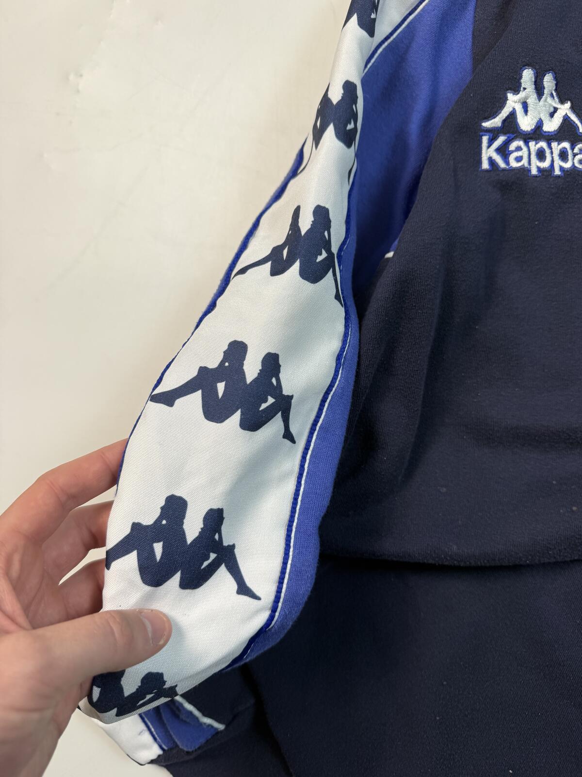Vintage 90s Kappa side stripe sweatshirt (L)