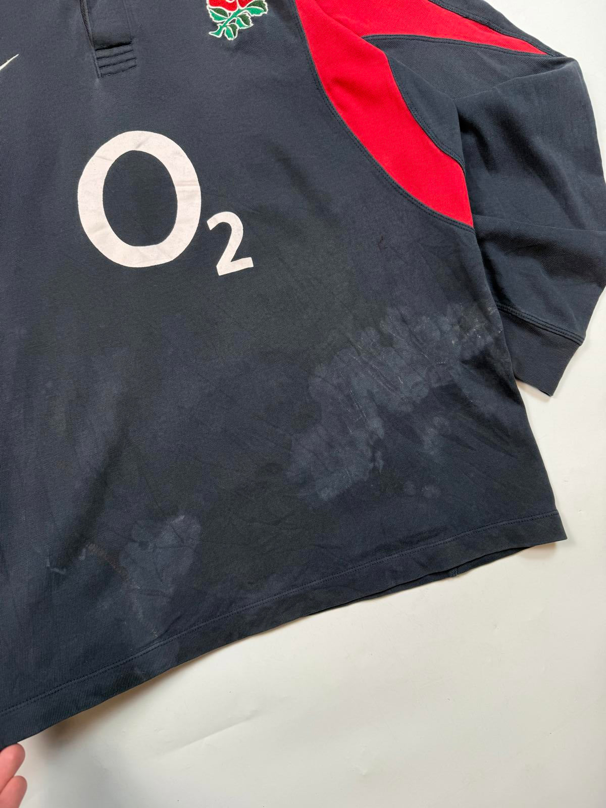 Vintage England 2005-07 Nike away rugby shirt (L)