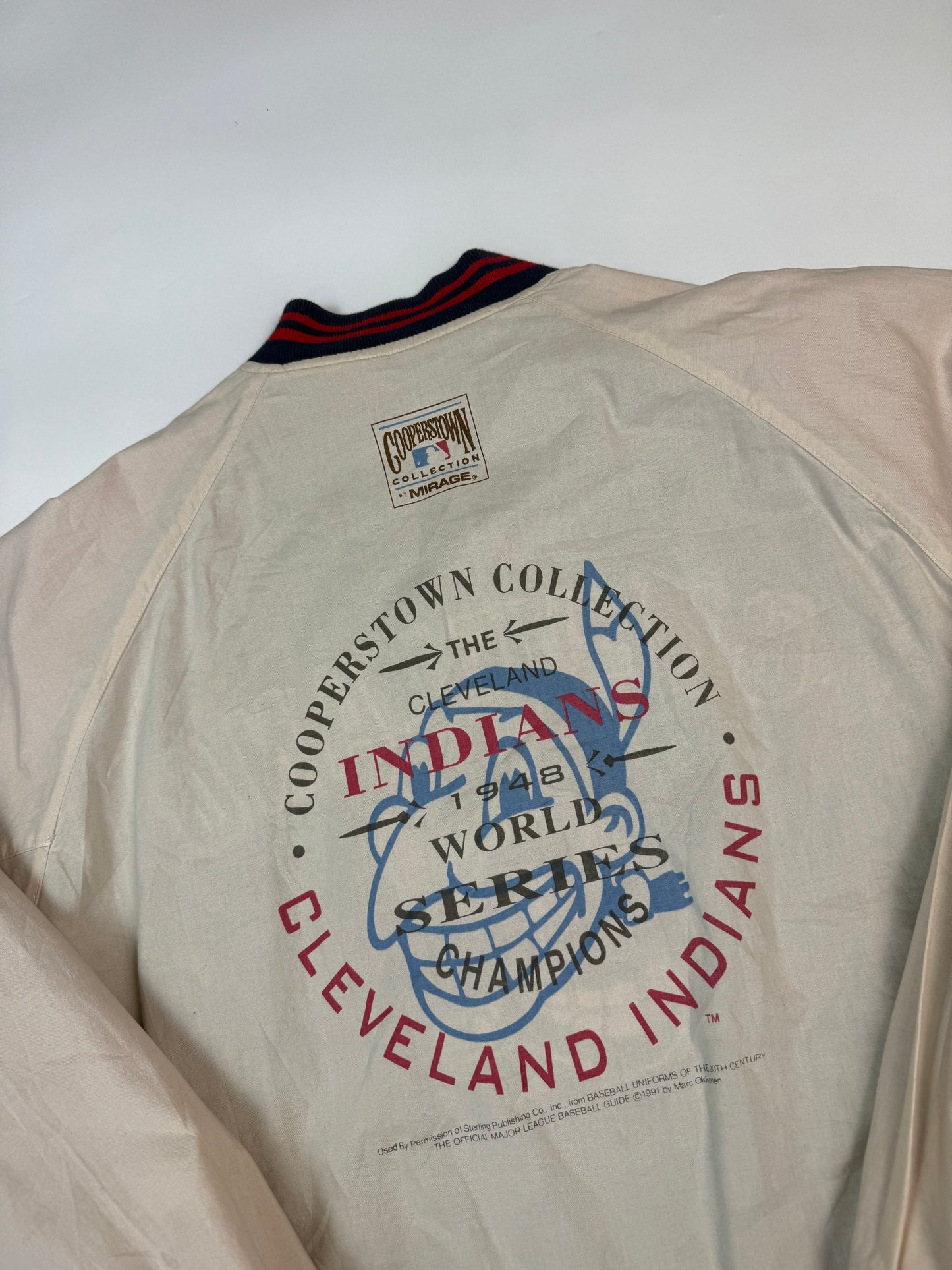 Vintage 90s Mirage Cleveland Indians reversible jacket (XL)