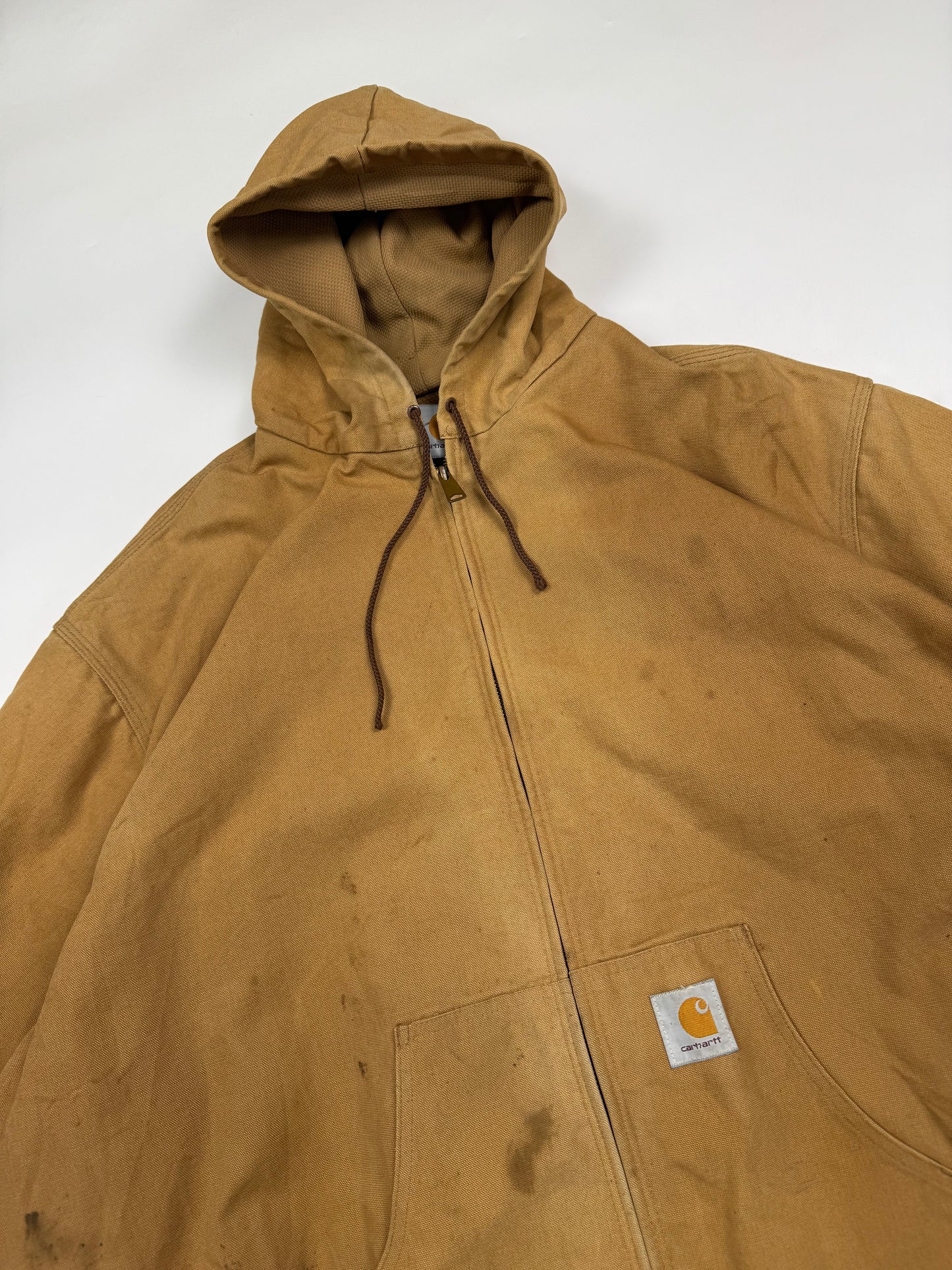 Vintage 90s Carhartt active hooded workwear jacket (4XL)
