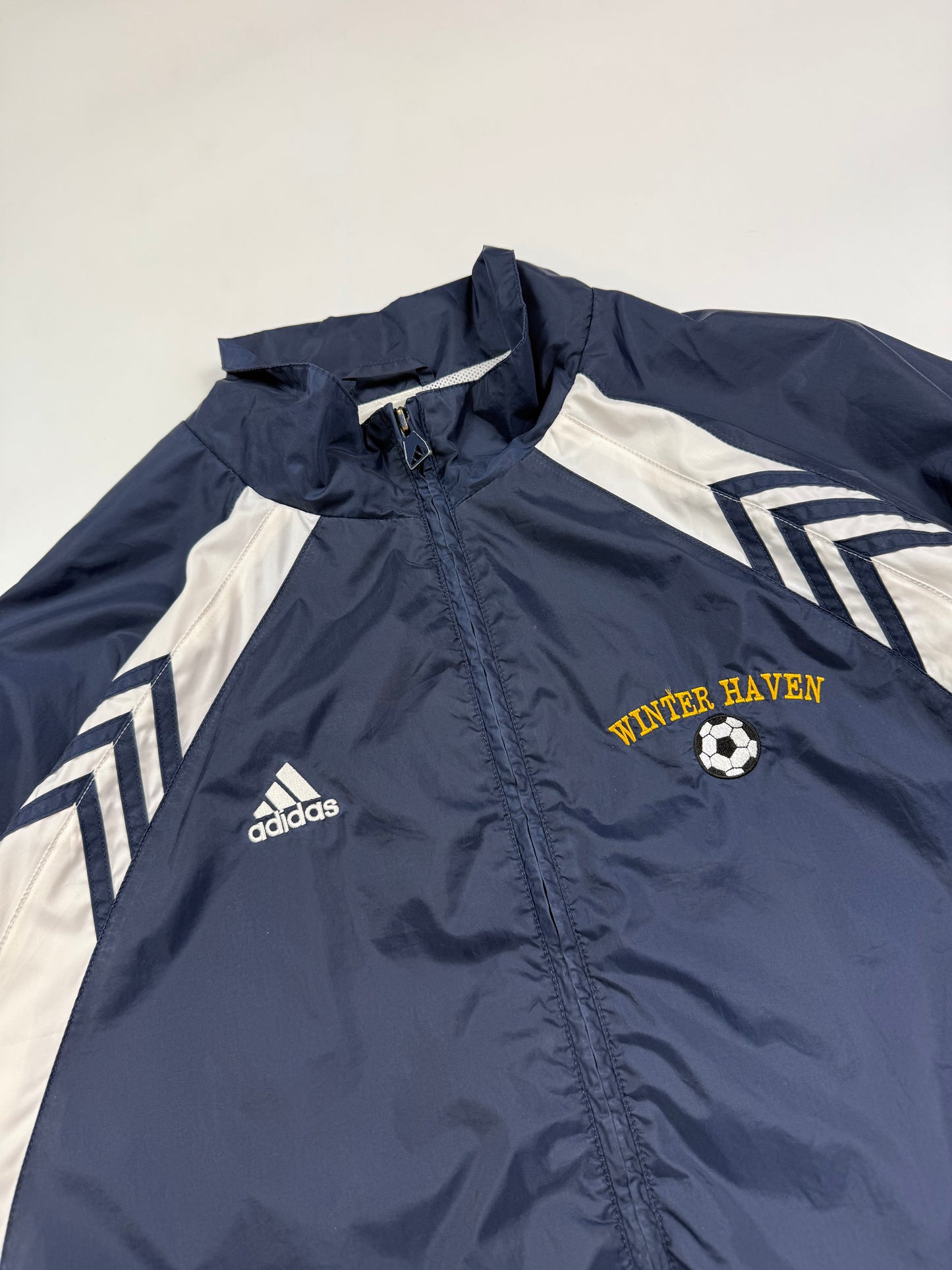 Vintage Adidas football track jacket (L)