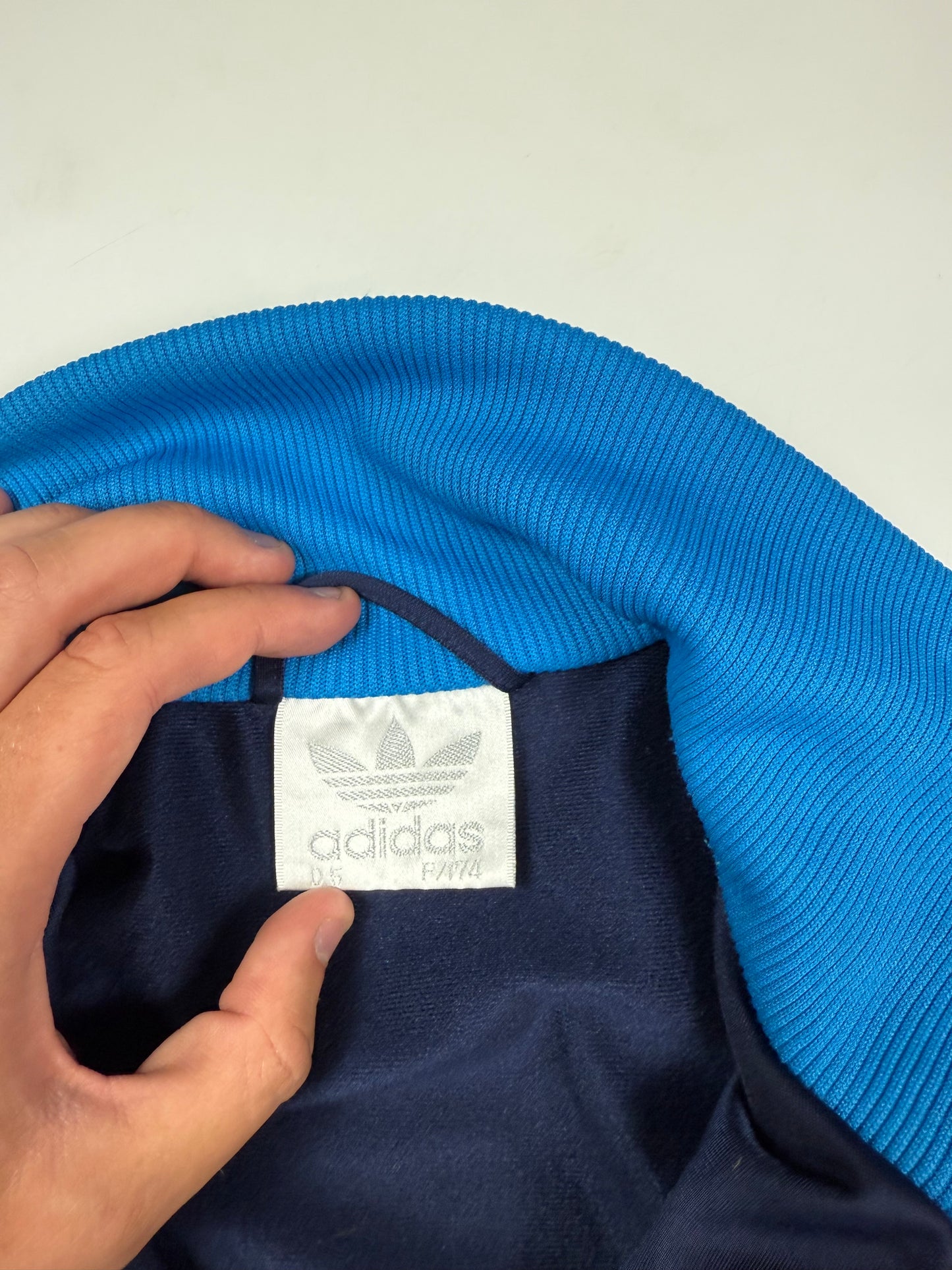 Vintage 90s Adidas originals colour block track top (M)