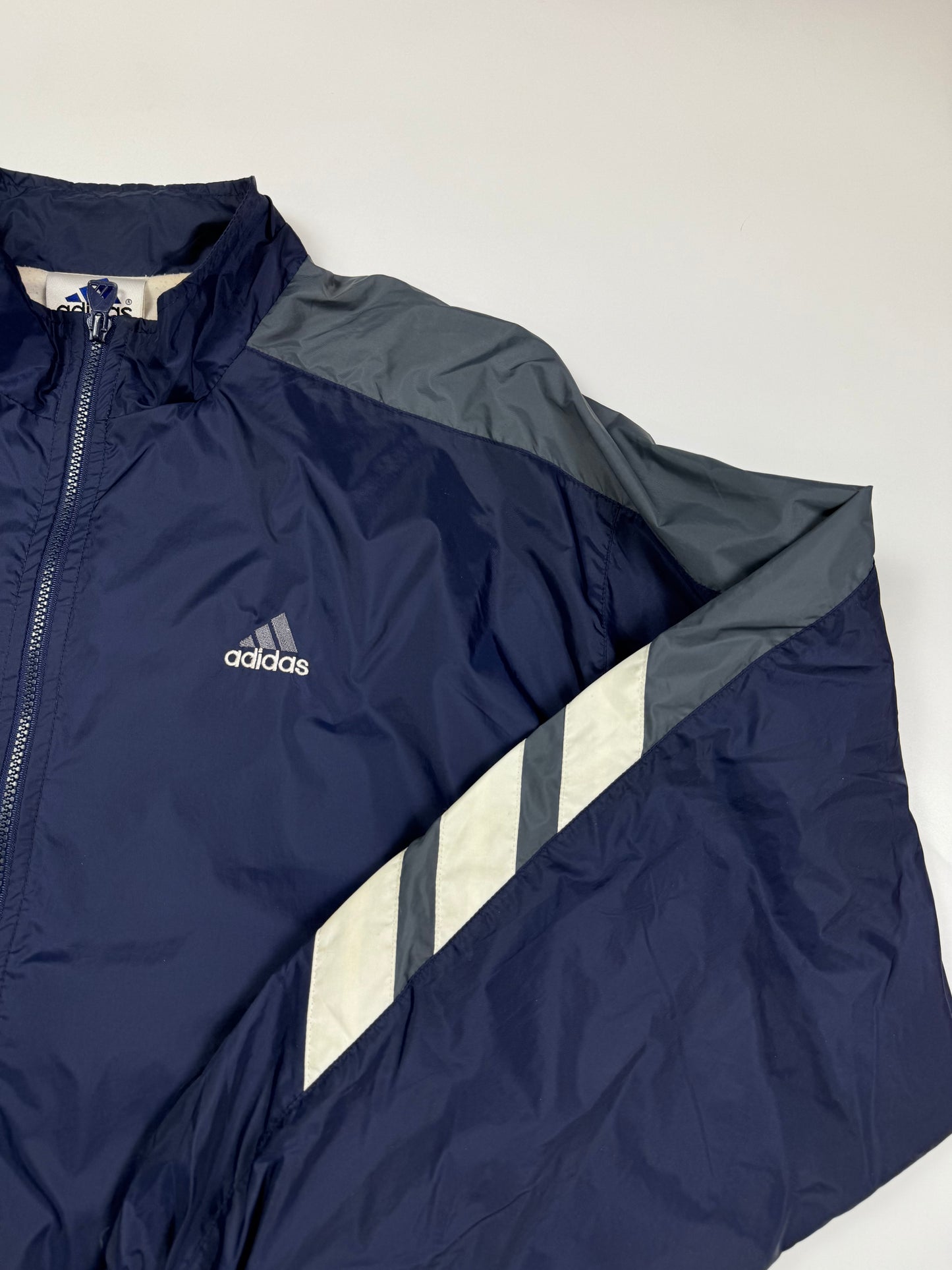 Vintage 90s Adidas windbreaker shell jacket (XL)