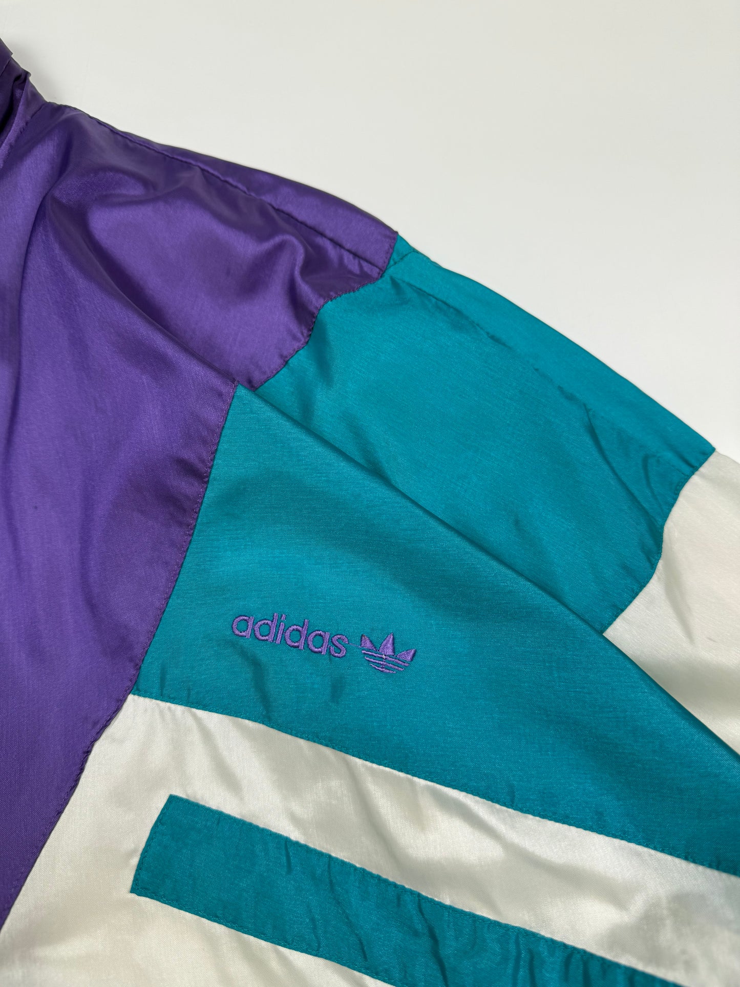 Vintage 90s Adidas originals shell track jacket (L)