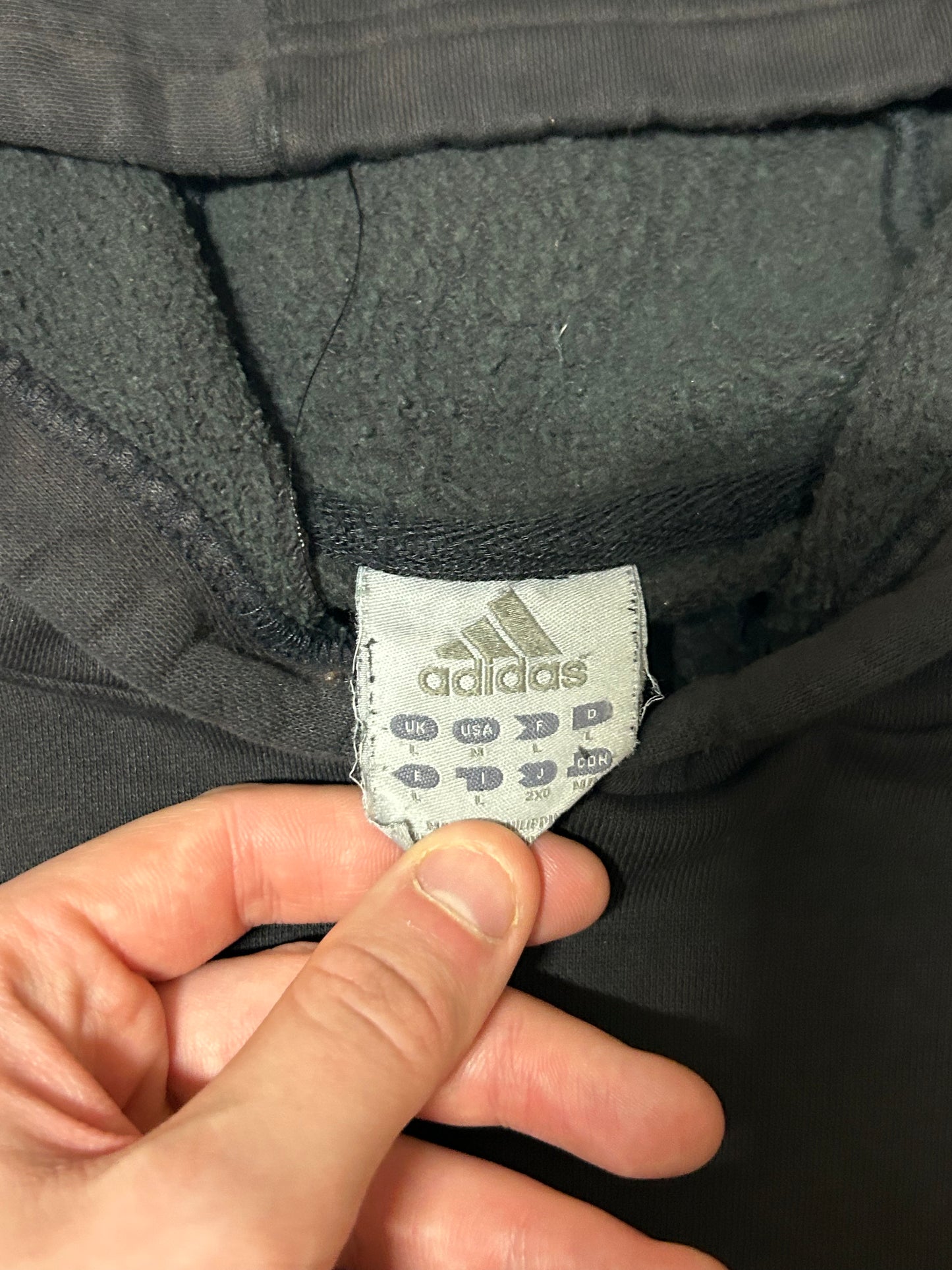 Vintage Adidas small logo hoodie (M)