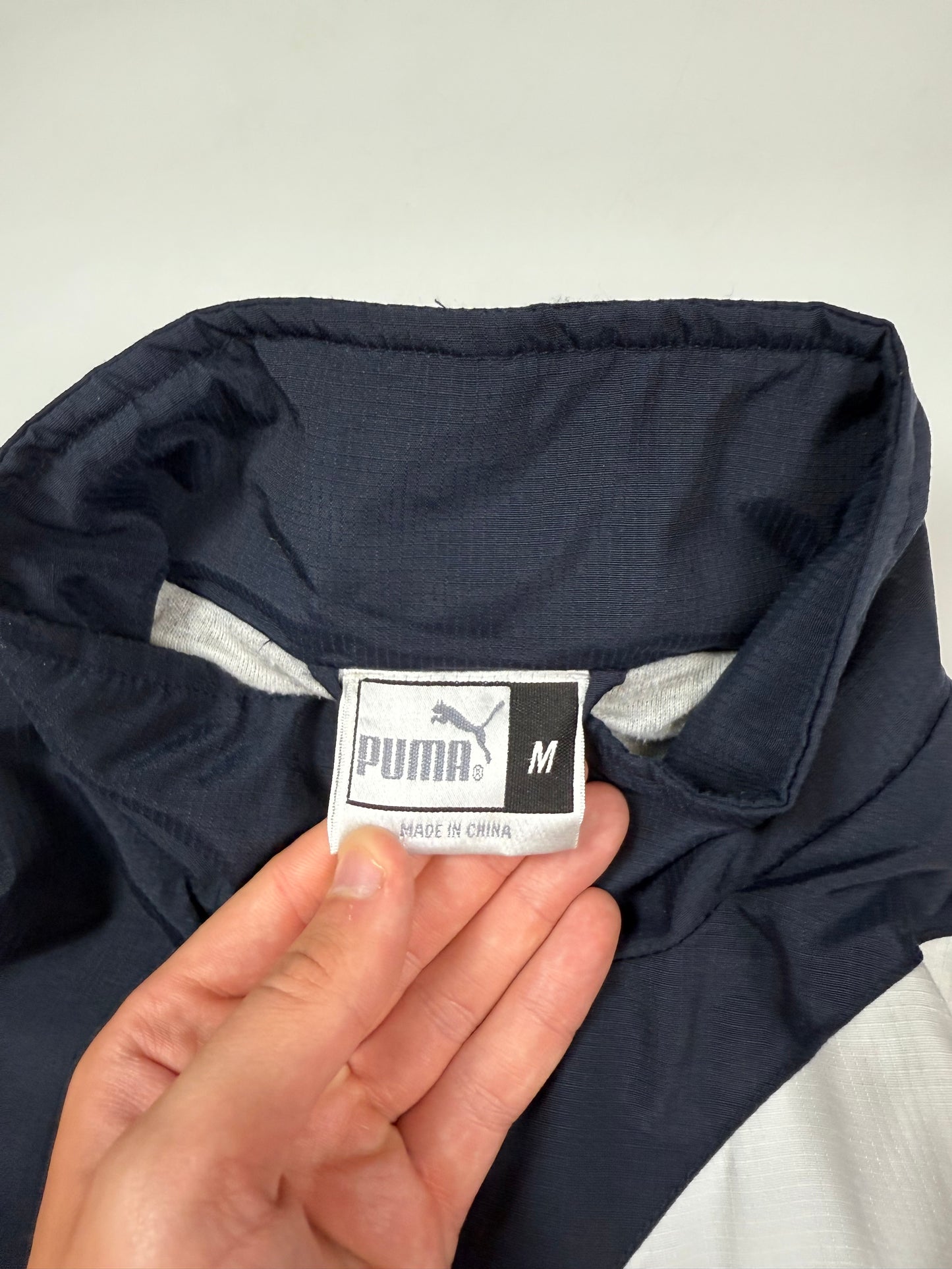 Vintage Puma colour block track jacket (M)