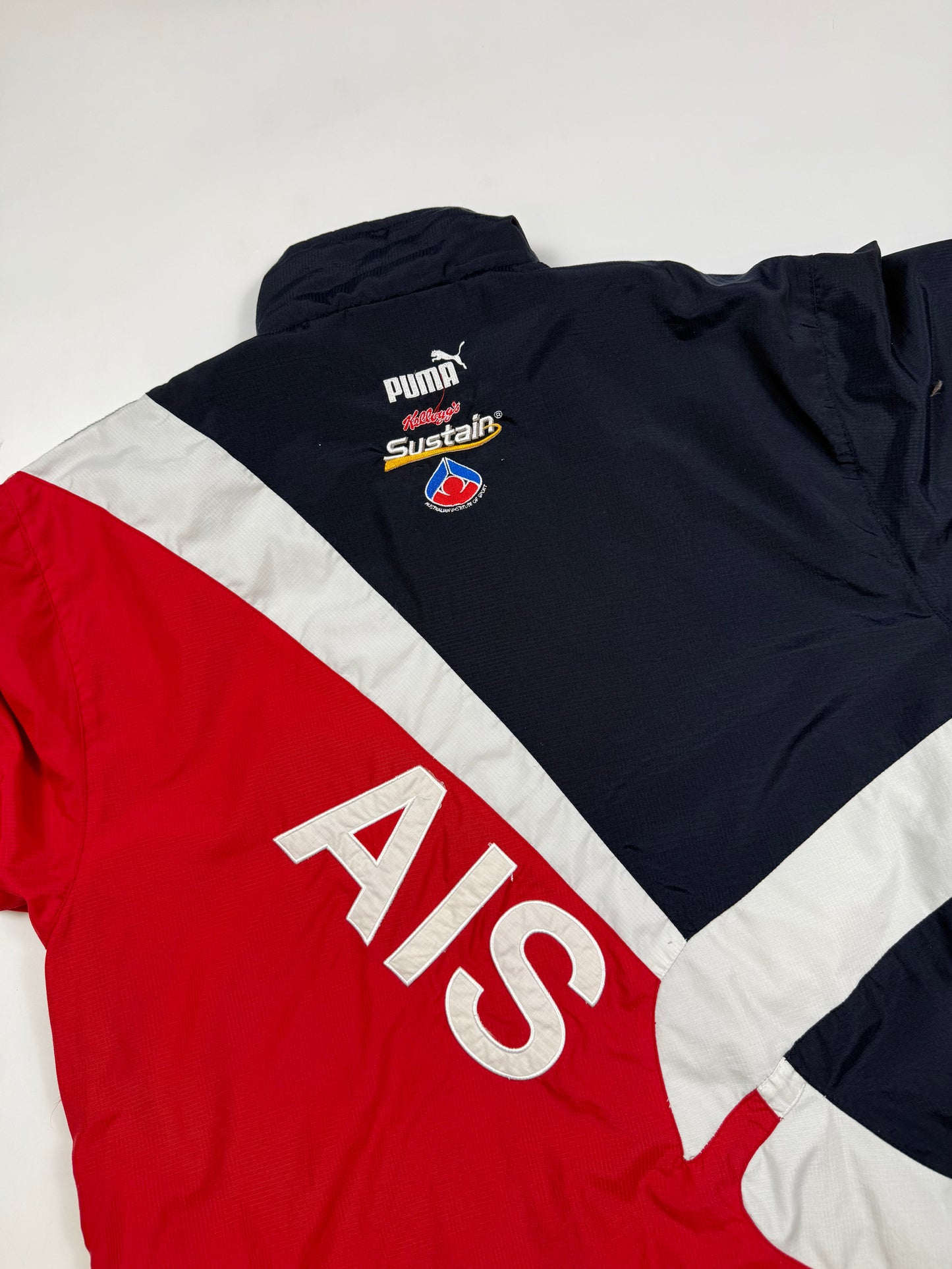 Vintage Puma colour block track jacket (M)