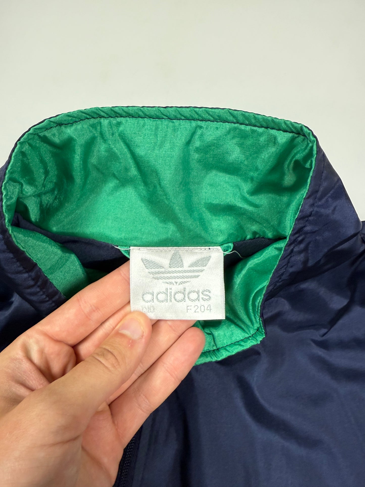 Vintage 90s Adidas originals colour block shell track jacket (XL)