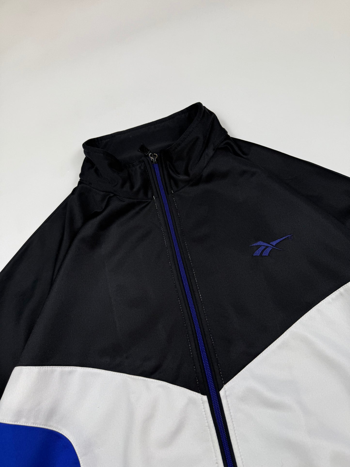 Vintage 90s Reebok colour block track jacket (L)