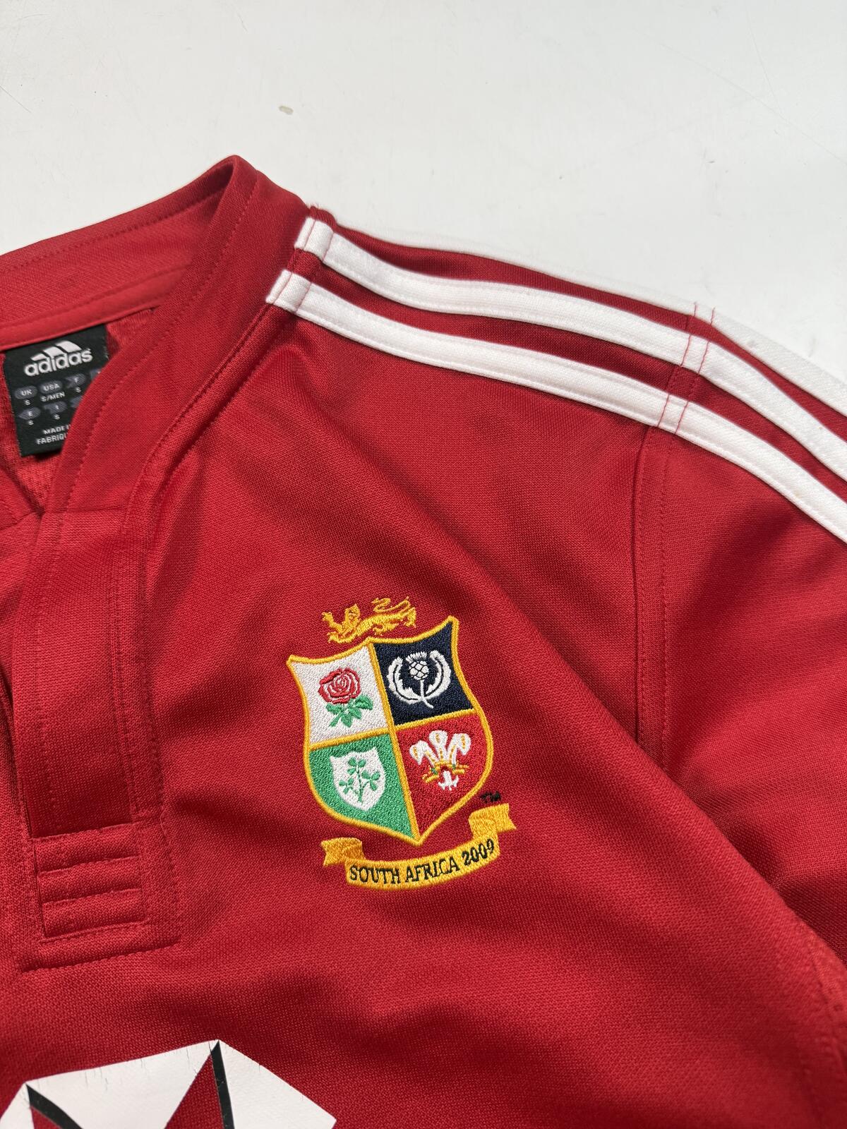 British & Irish Lions 2009 Adidas long sleeve rugby shirt (S)