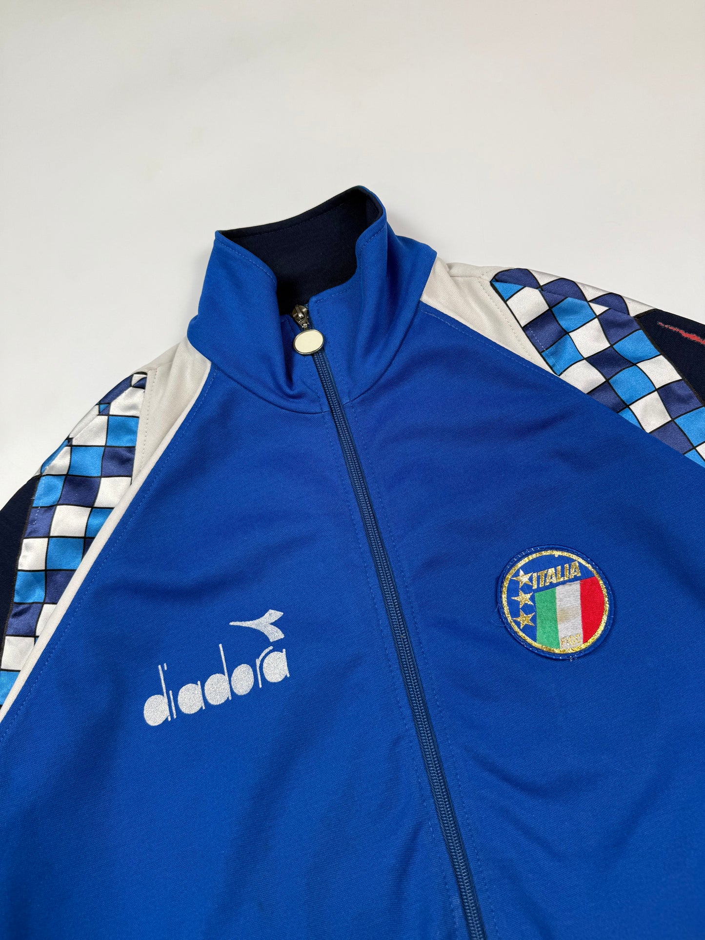 Vintage Italy 1990-92 Diadora football track jacket (M)