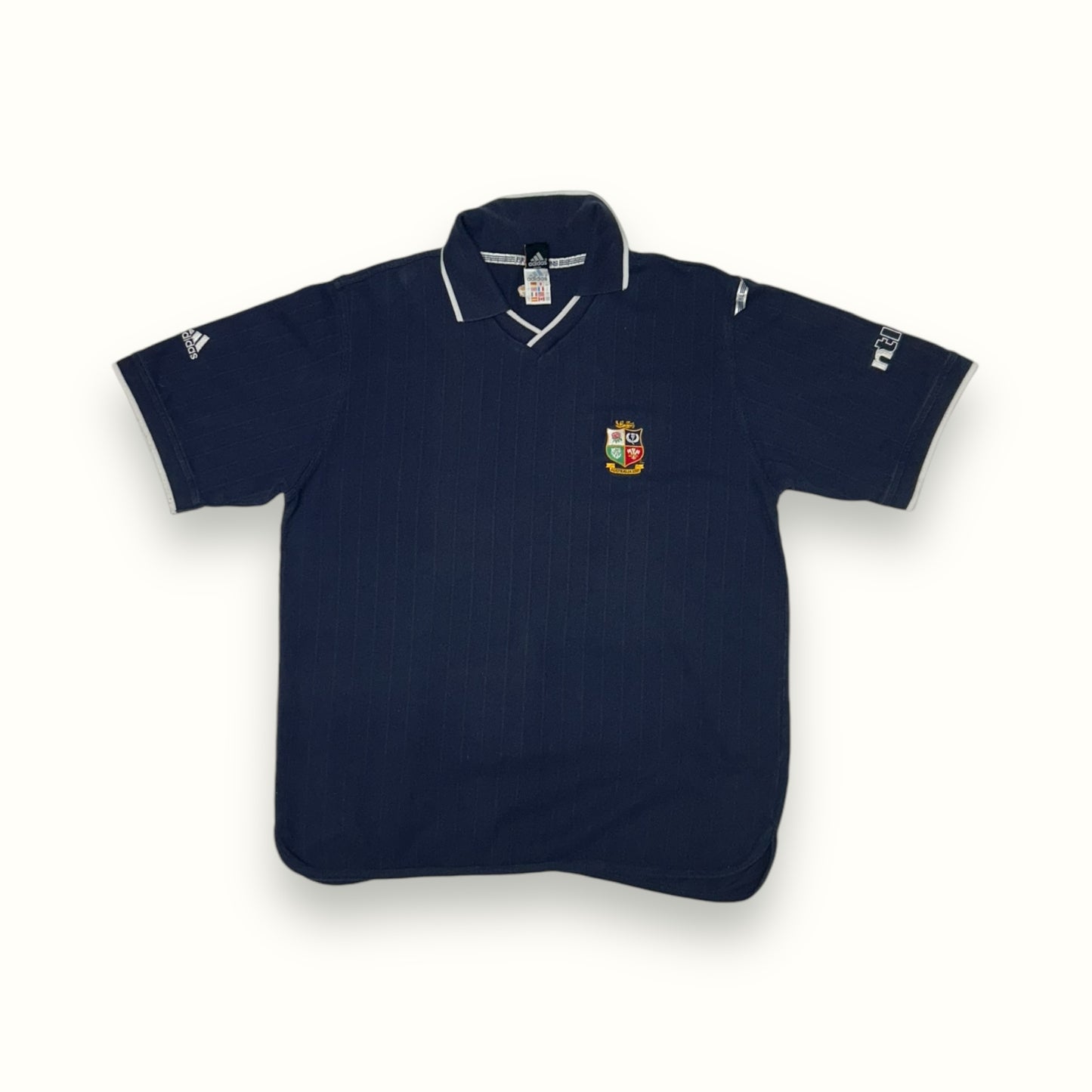 Vintage Lions adidas 2001 australia polo shirt navy
