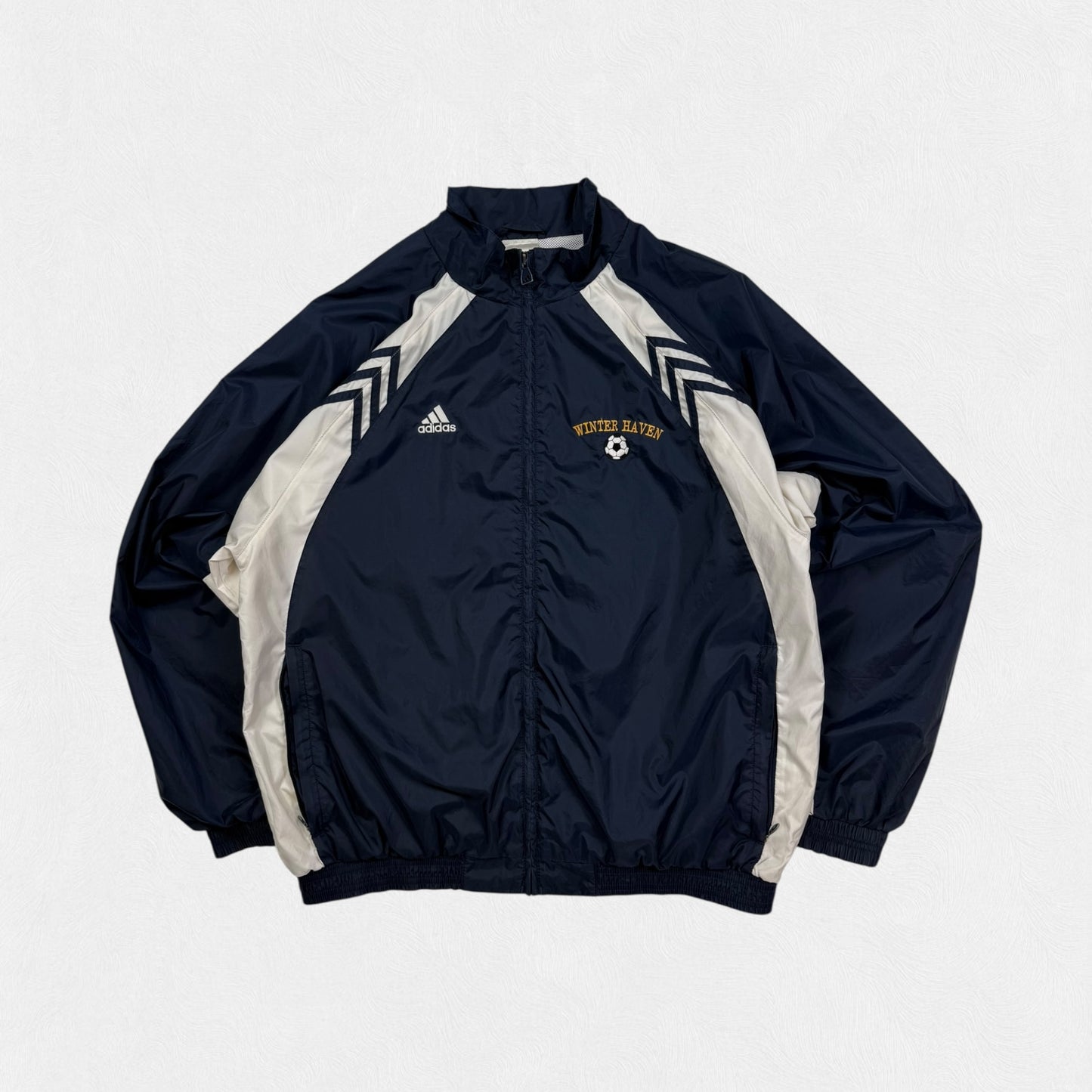 Vintage Adidas football track jacket (L)