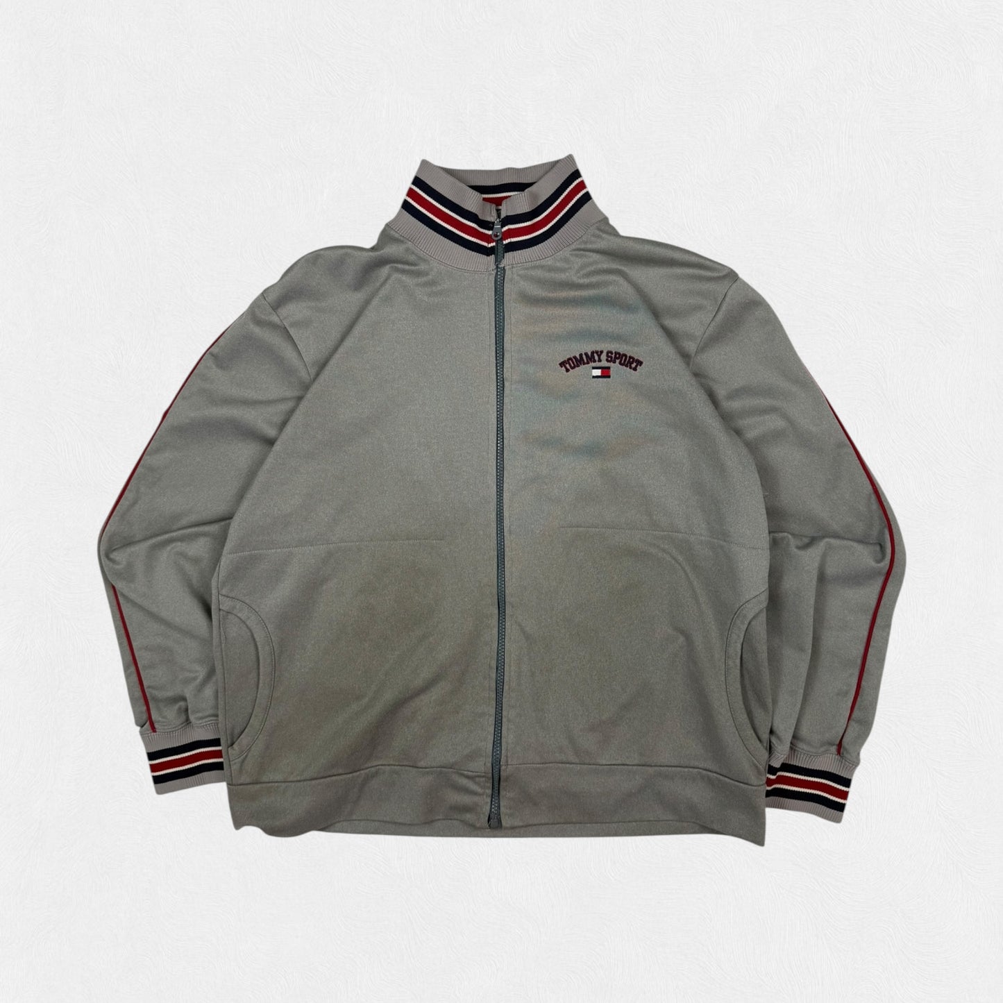 Vintage 90s Tommy Hilfiger sport track jacket (L)