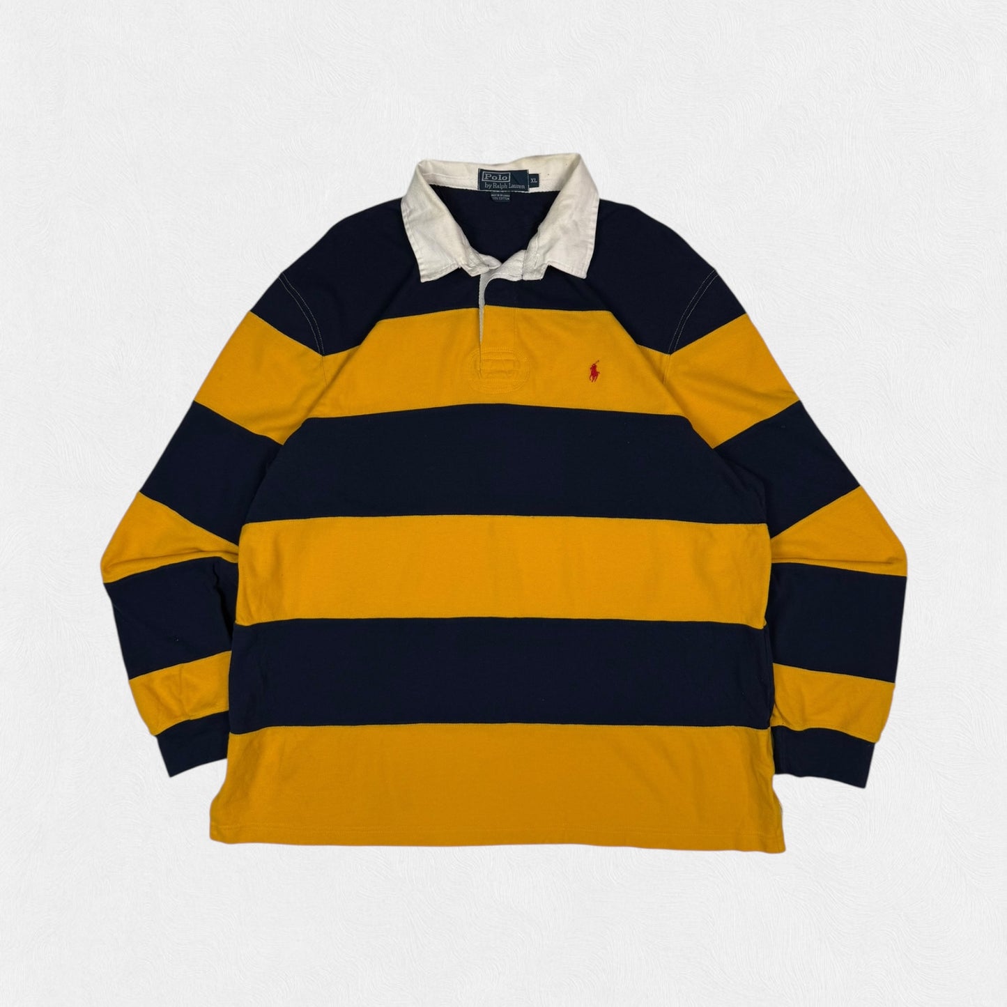 Vintage Polo Ralph Lauren striped rugby polo (XL)
