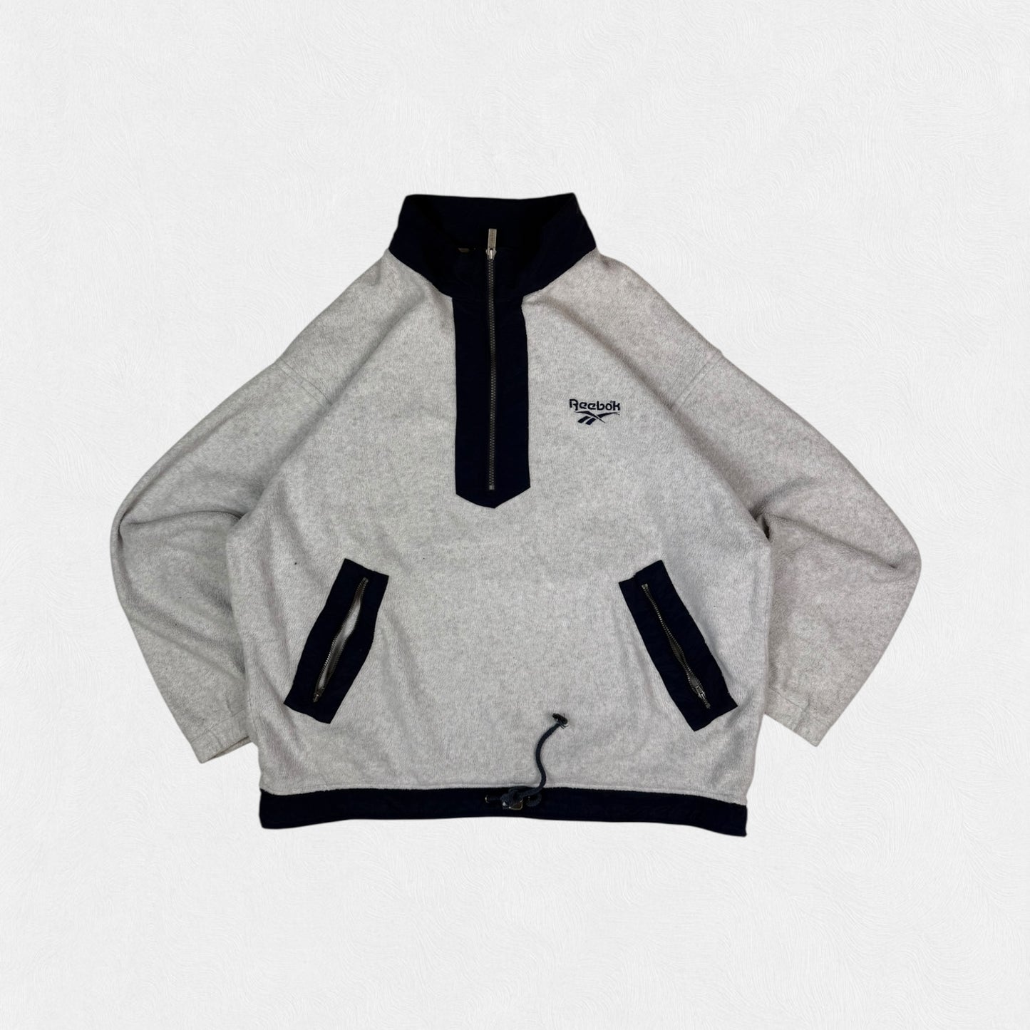 Vintage 90s Reebok quarter zip fleece (XL)