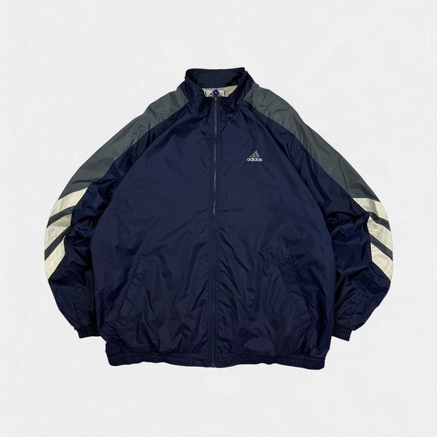 Vintage 90s Adidas windbreaker shell jacket (XL)