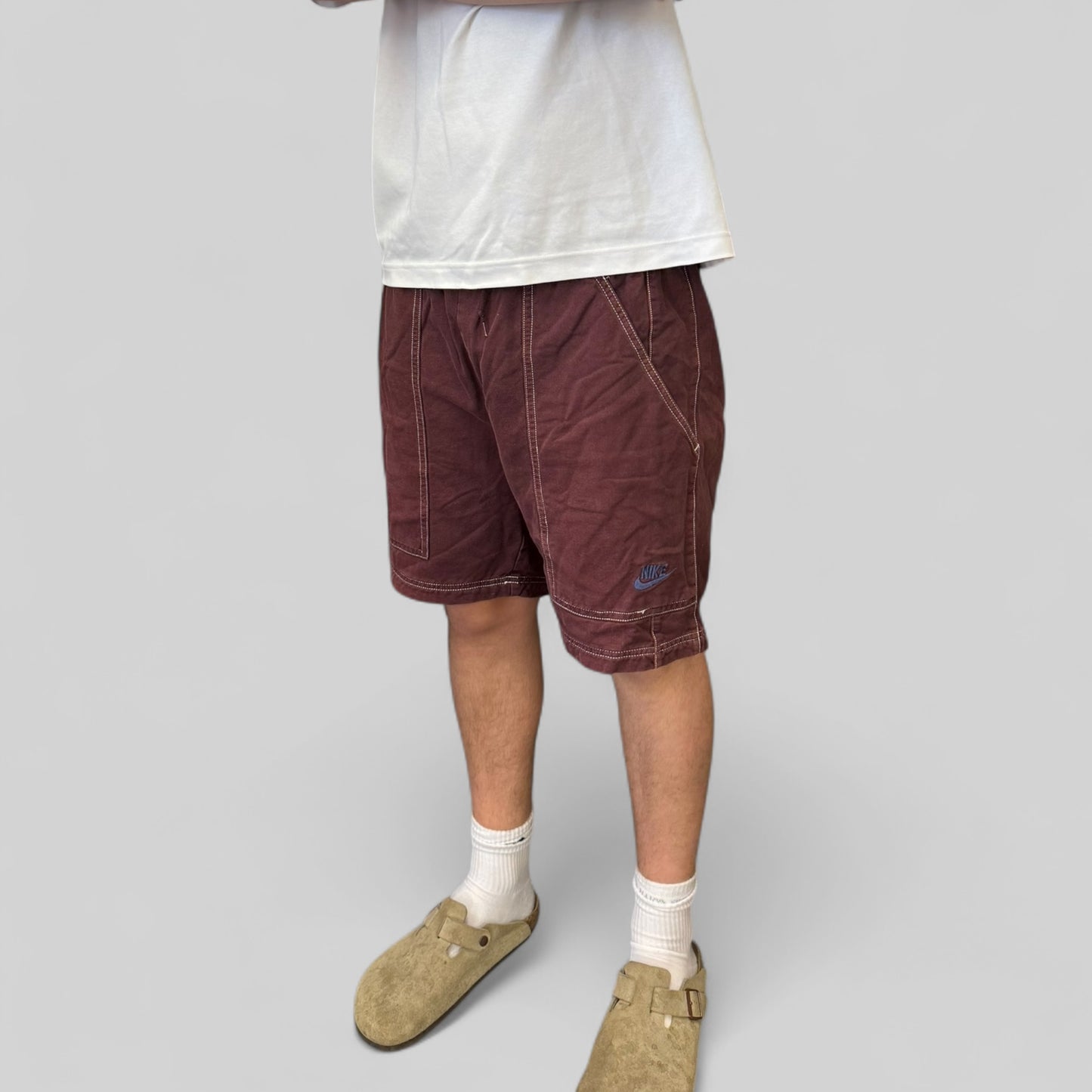 Vintage 90s Nike contrast stitch shorts (M)