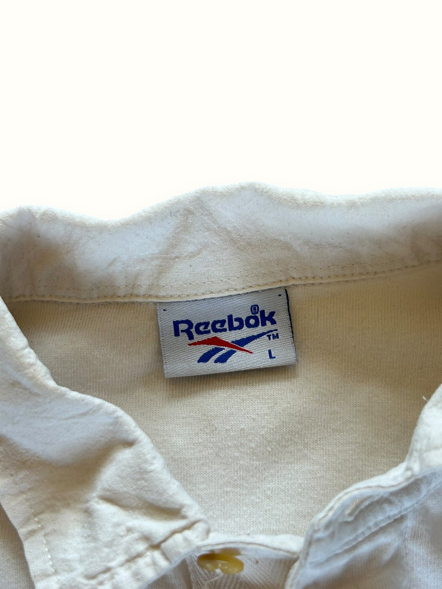 Vintage 90s Reebok rugby polo (L)