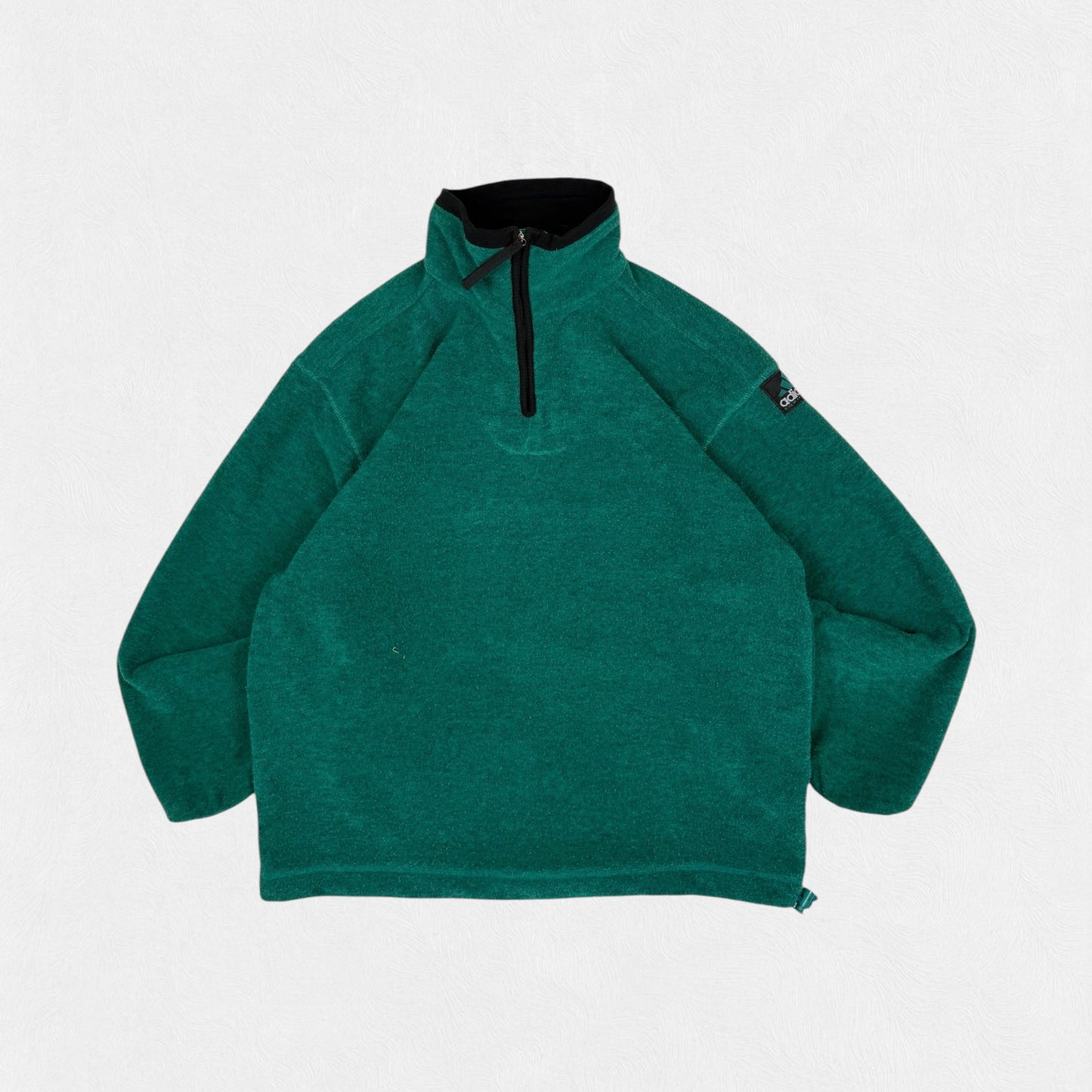Vintage 90s Adidas equipment quarter zip fleece (M)