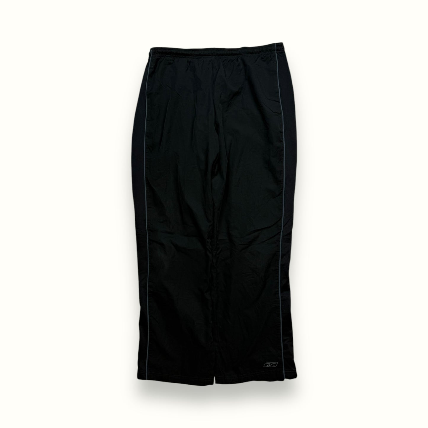 Vintage Reebok side stripe baggy track pants (M)