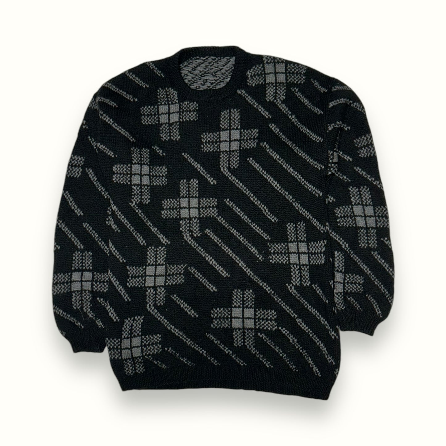 Abstract knit sweater (XL)